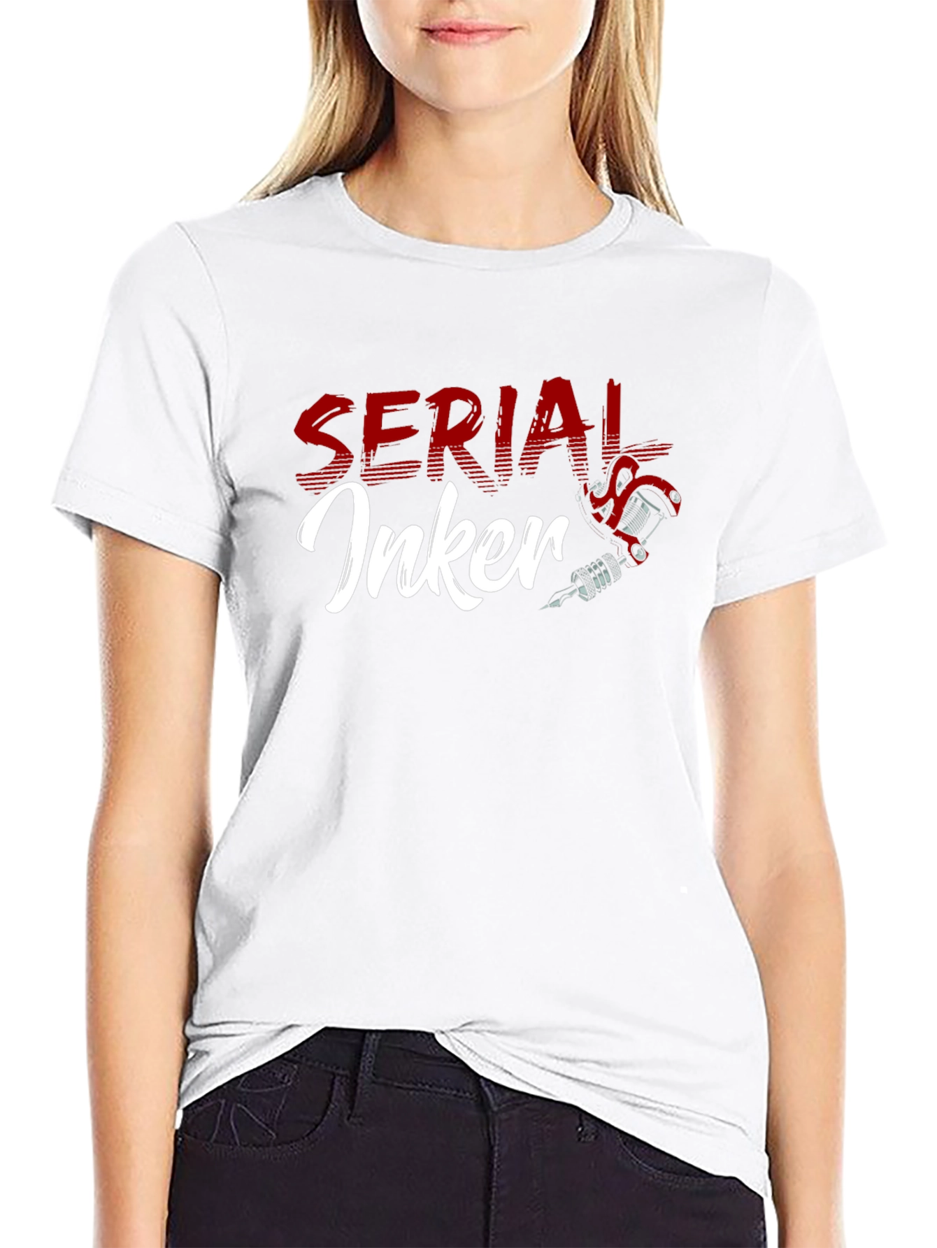 Serial Inker Tattoo Artist T-Shirt - Black