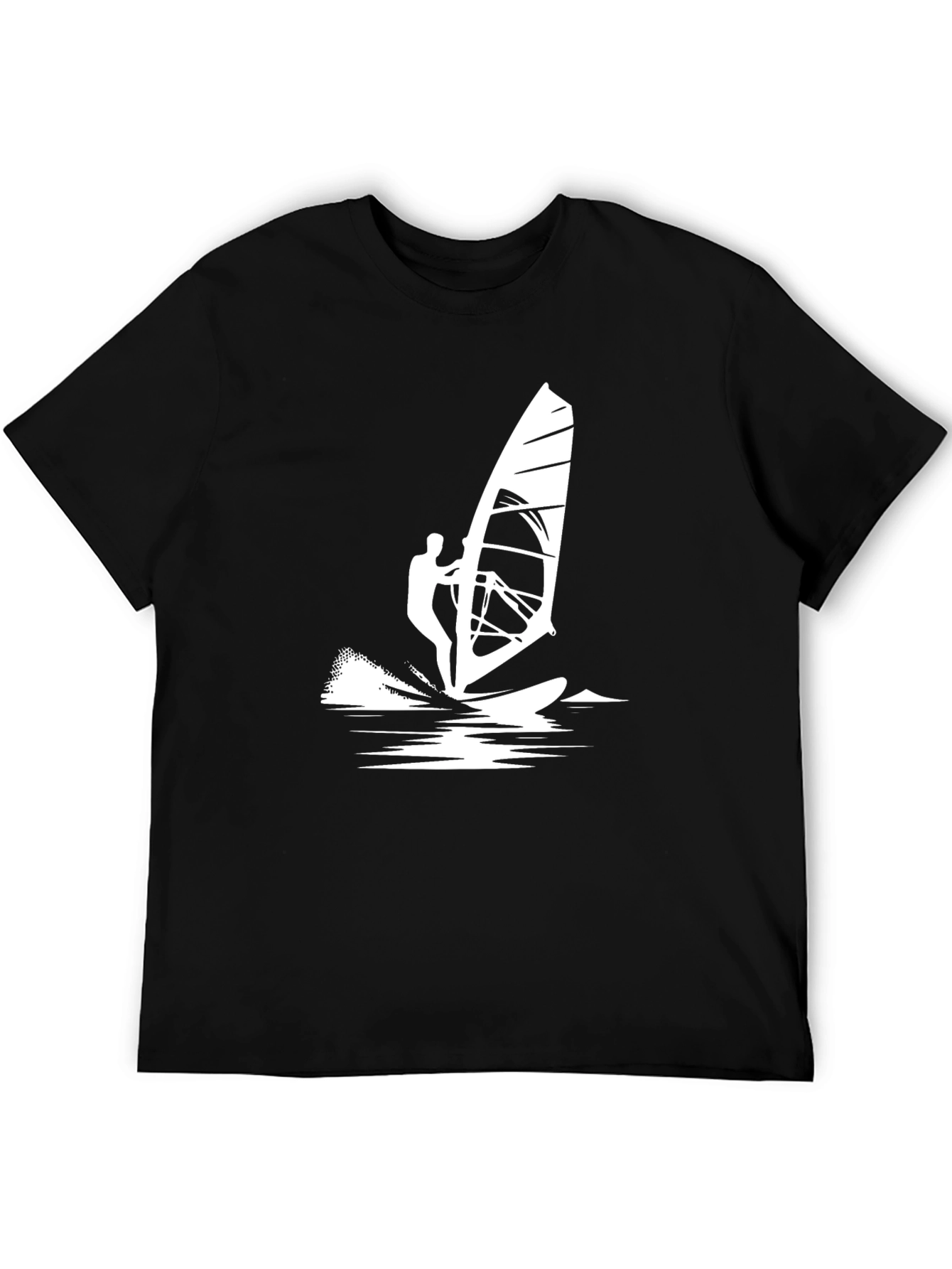 Windsurfer Graphic Tee - Black