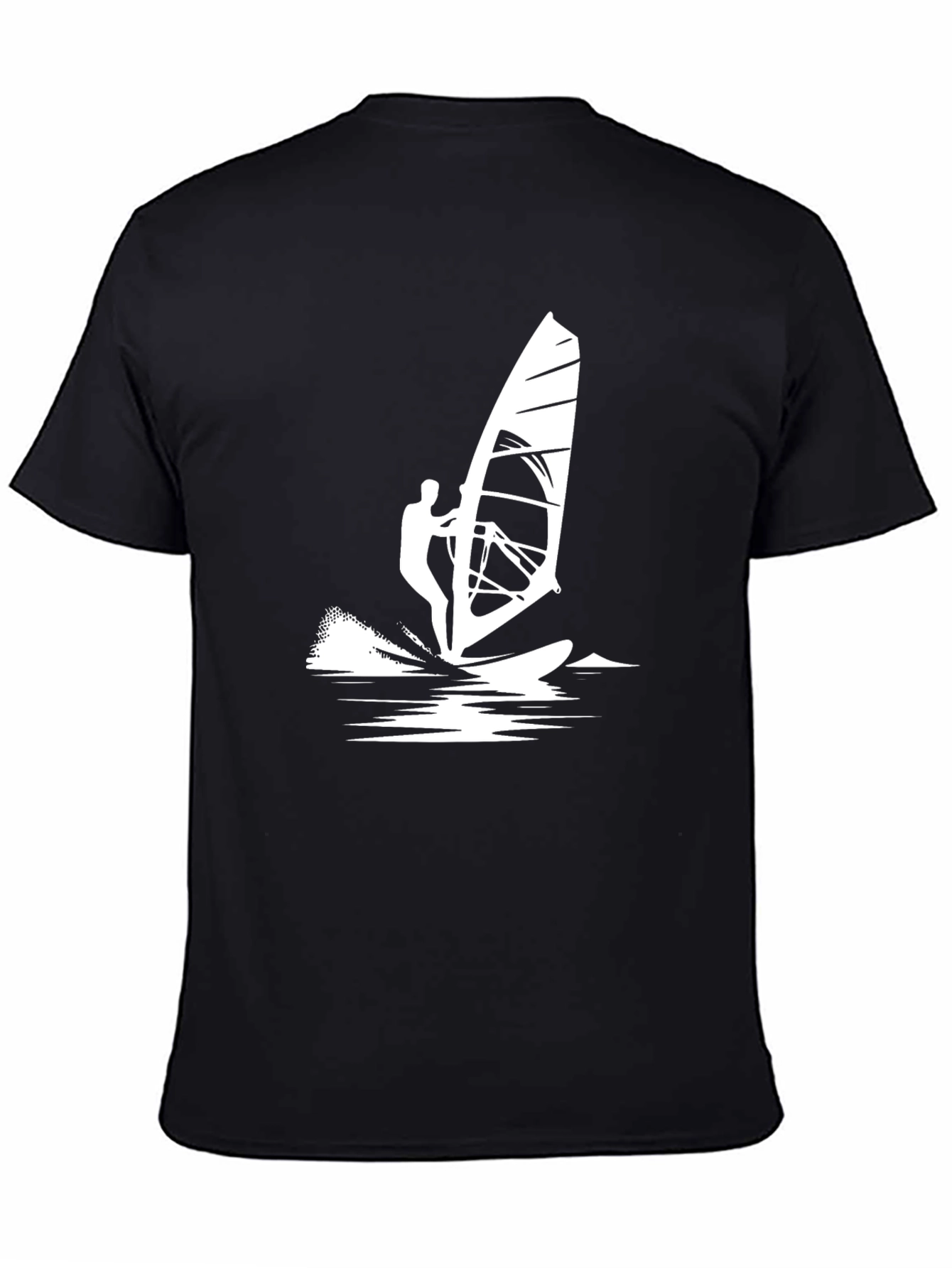 Windsurfer Graphic Tee - Black
