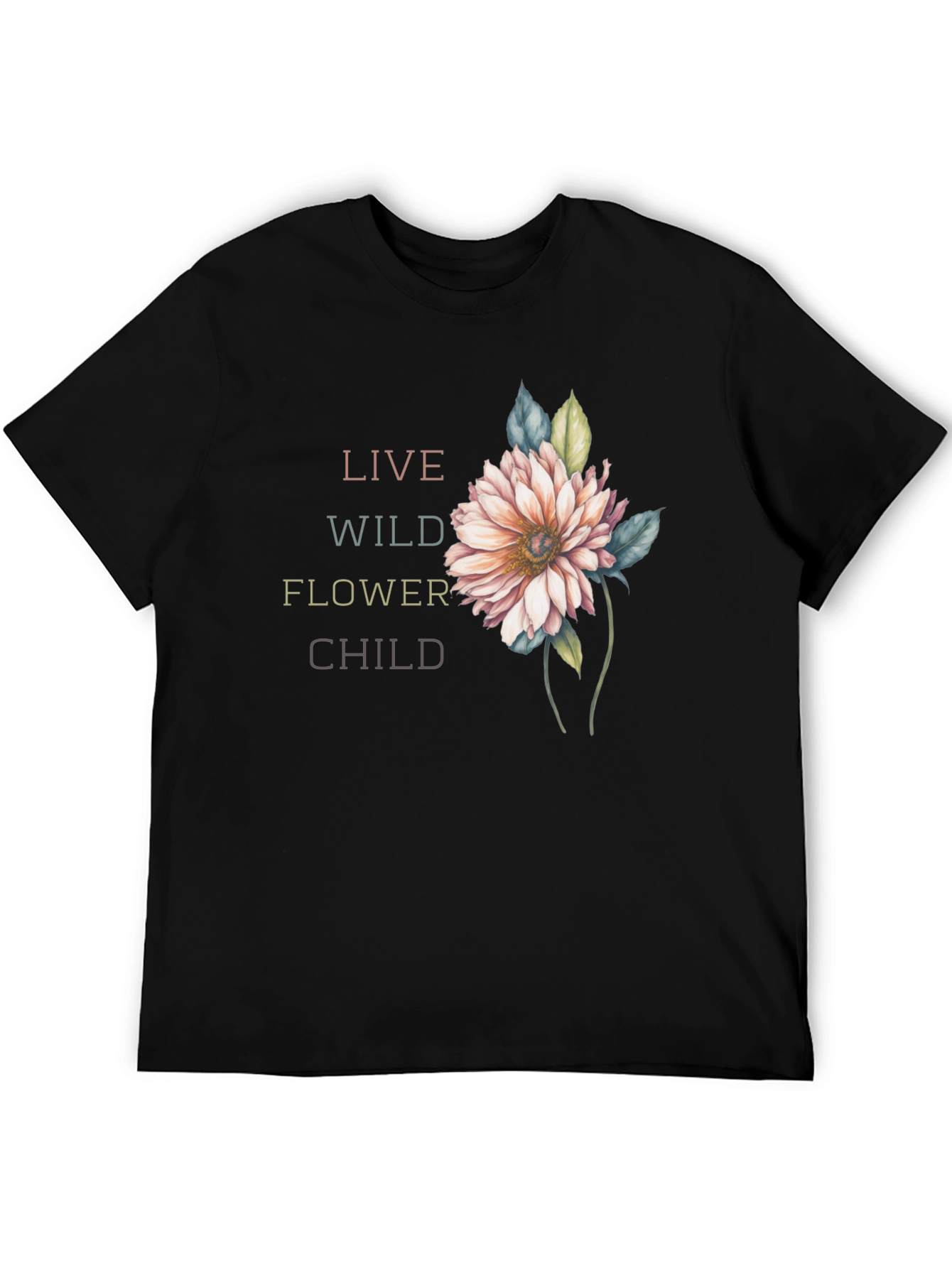 Live Wild Flower Child Graphic Tee