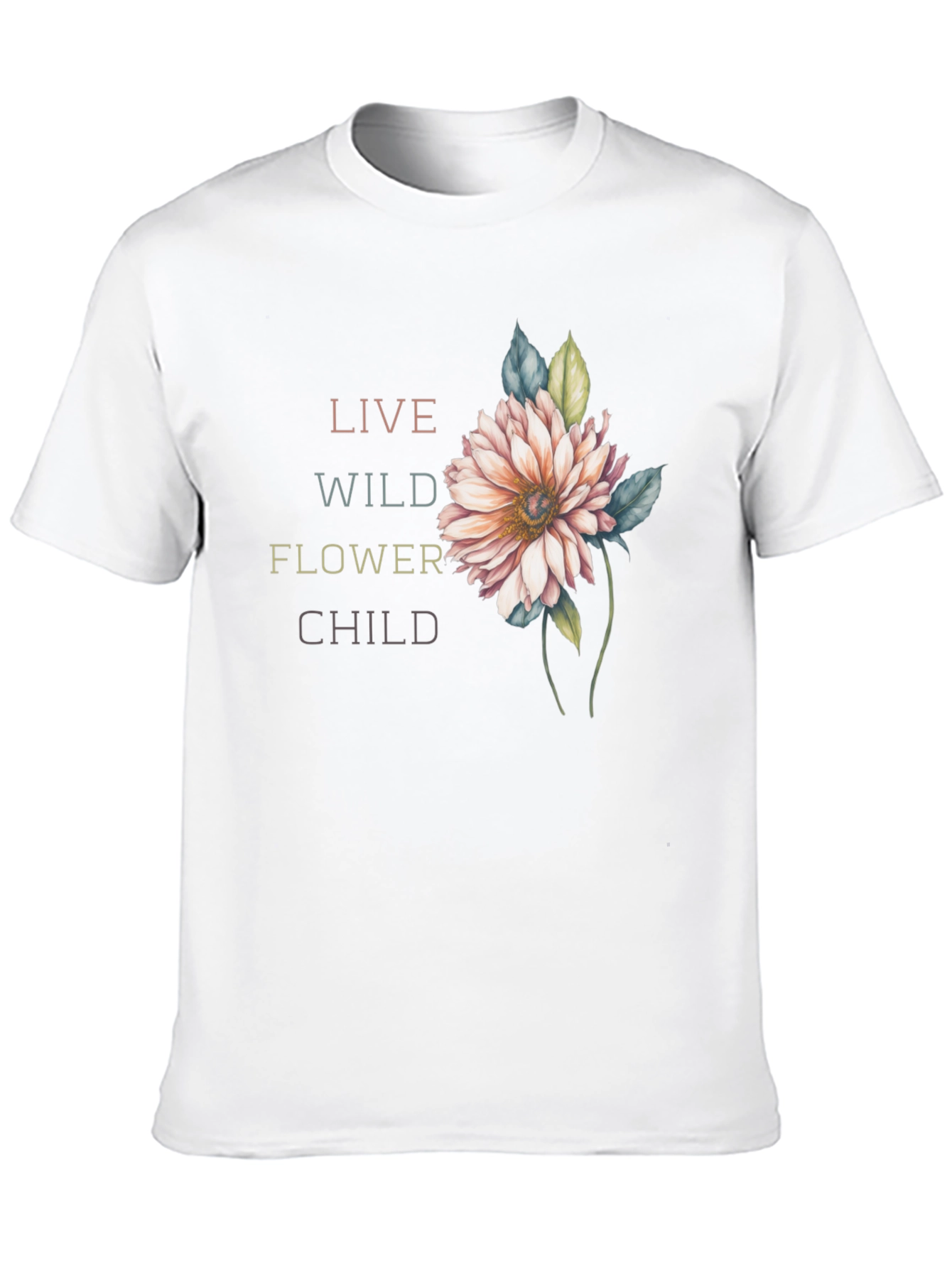 Live Wild Flower Child Graphic Tee