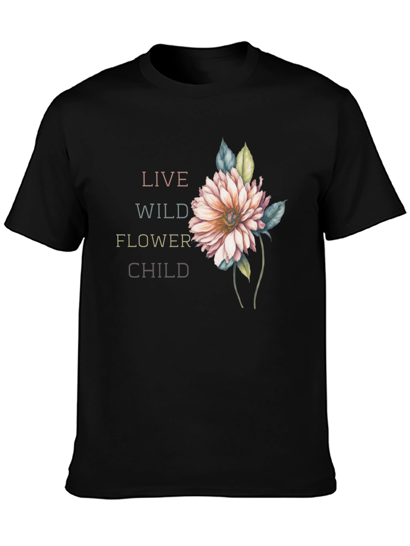 Live Wild Flower Child Graphic Tee