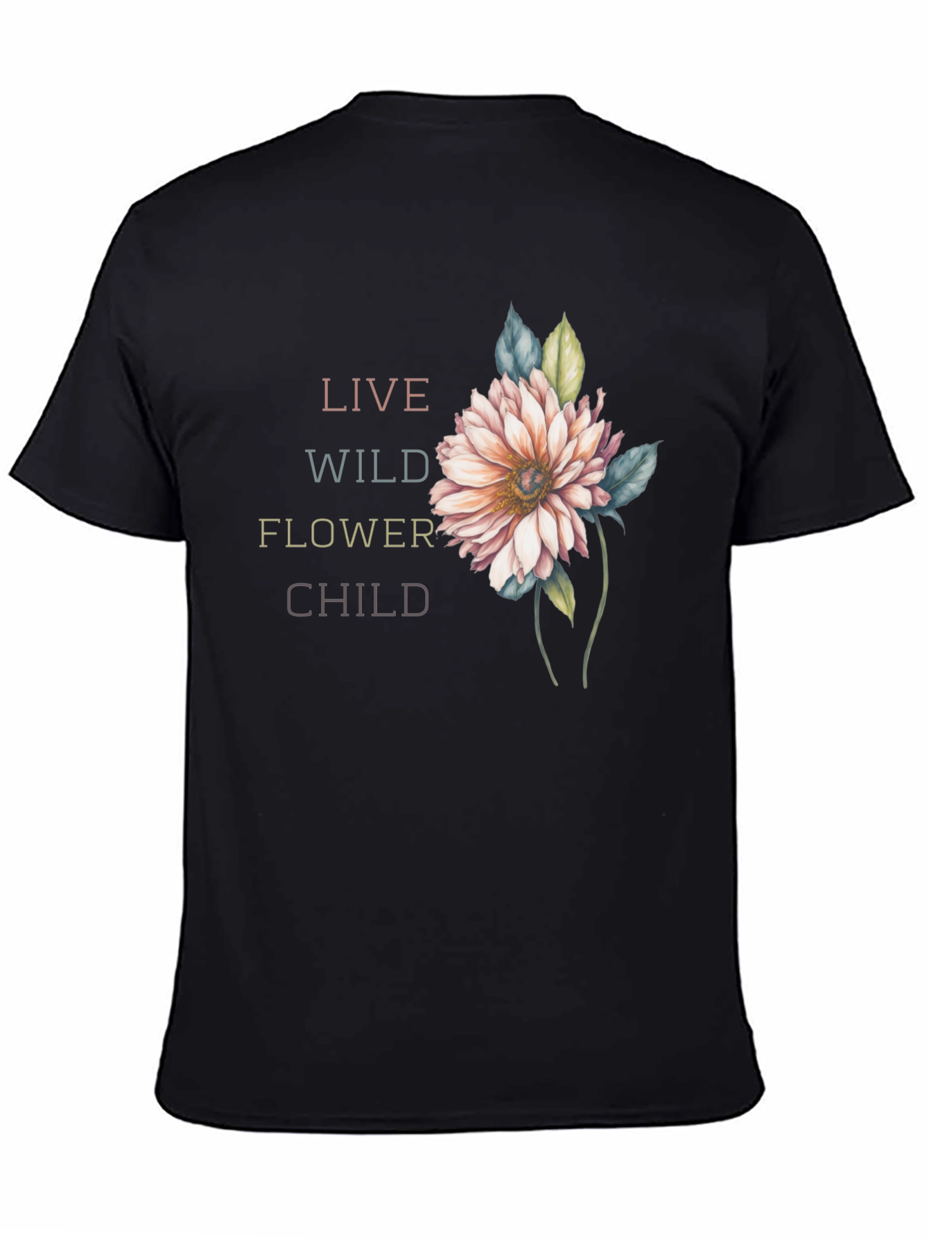 Live Wild Flower Child Graphic Tee