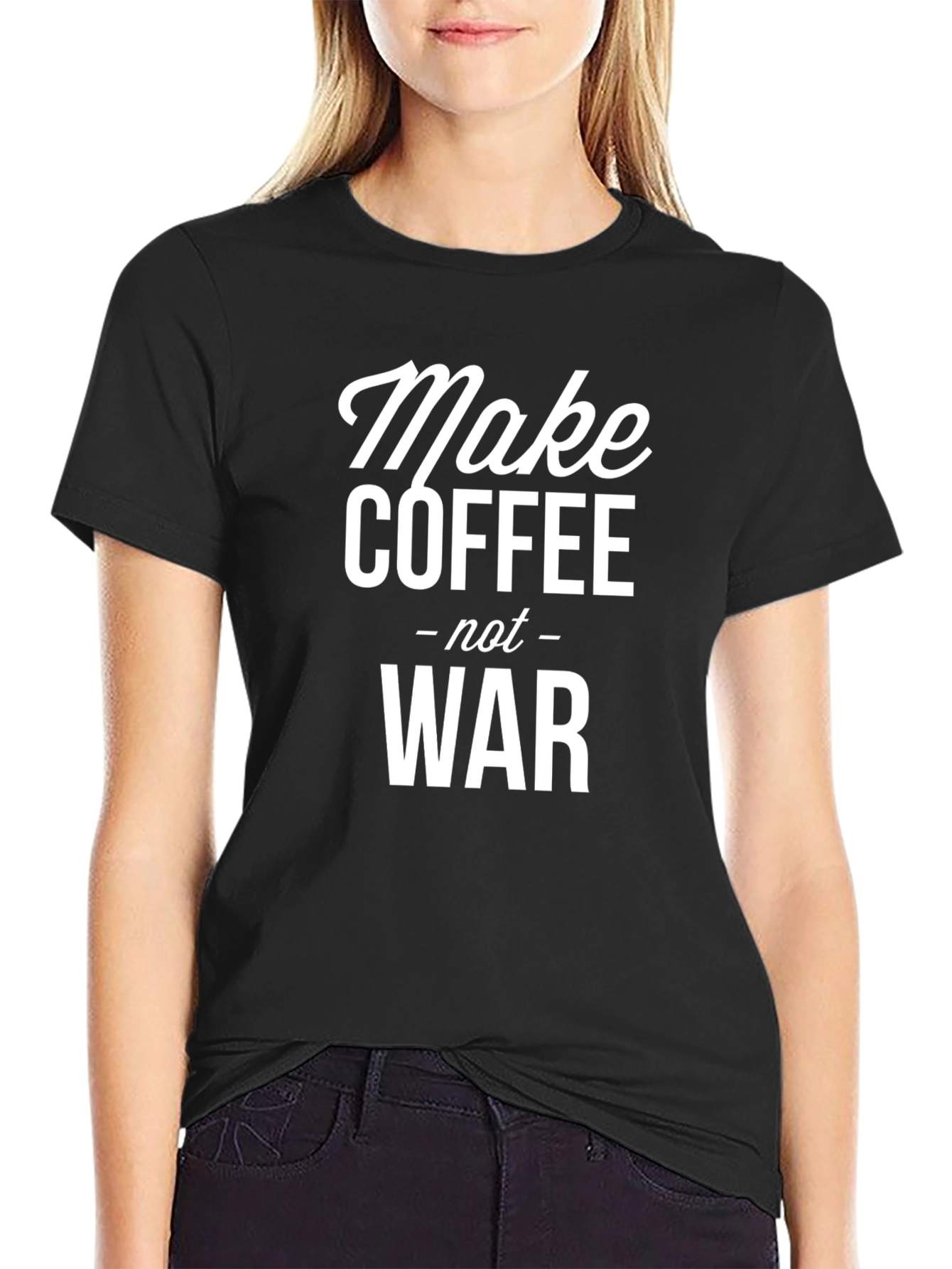 Make Coffee Not War T-Shirt
