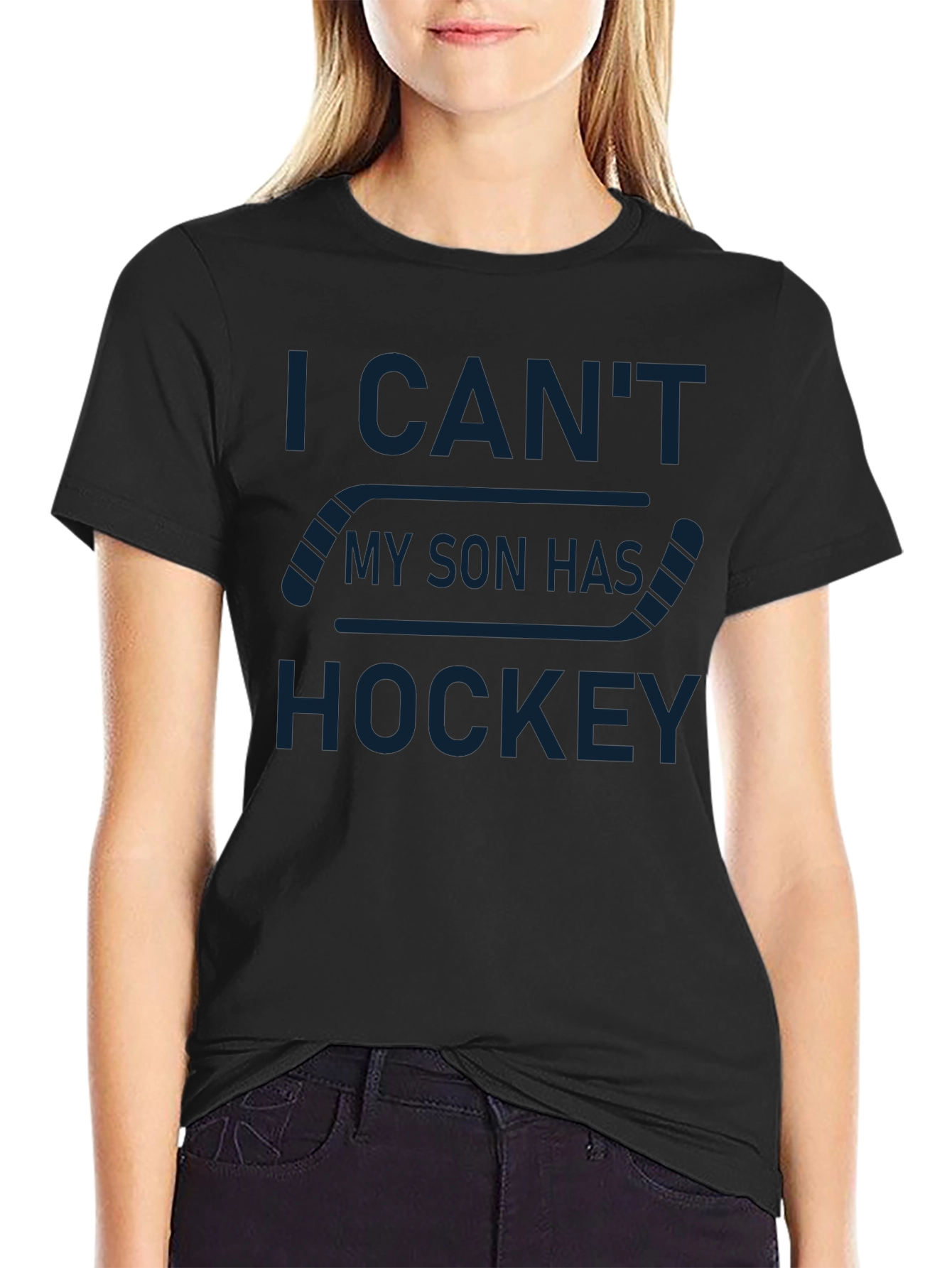 I Cant My Son Has Hockey T-Shirt