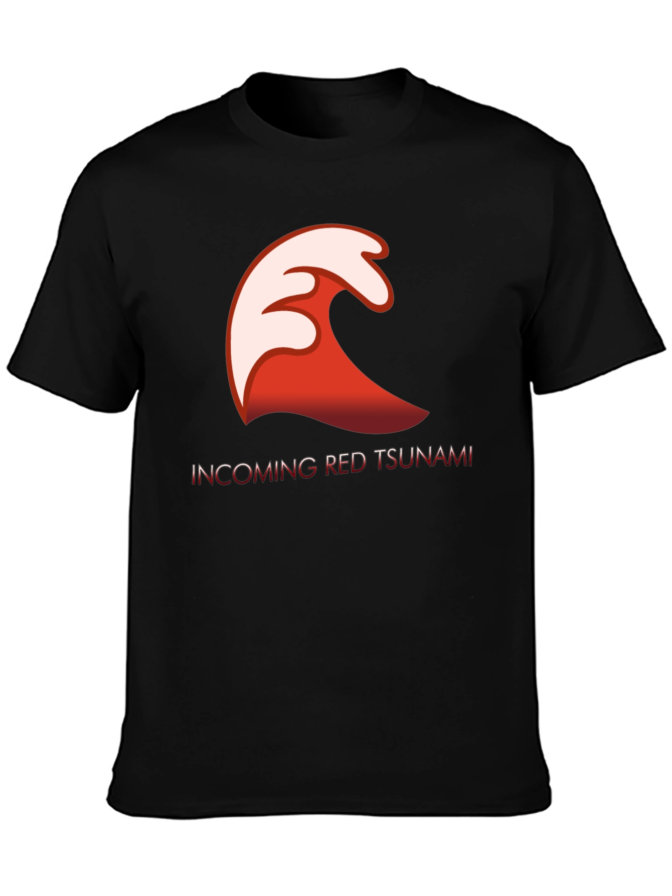 Incoming Red Tsunami Graphic Tee