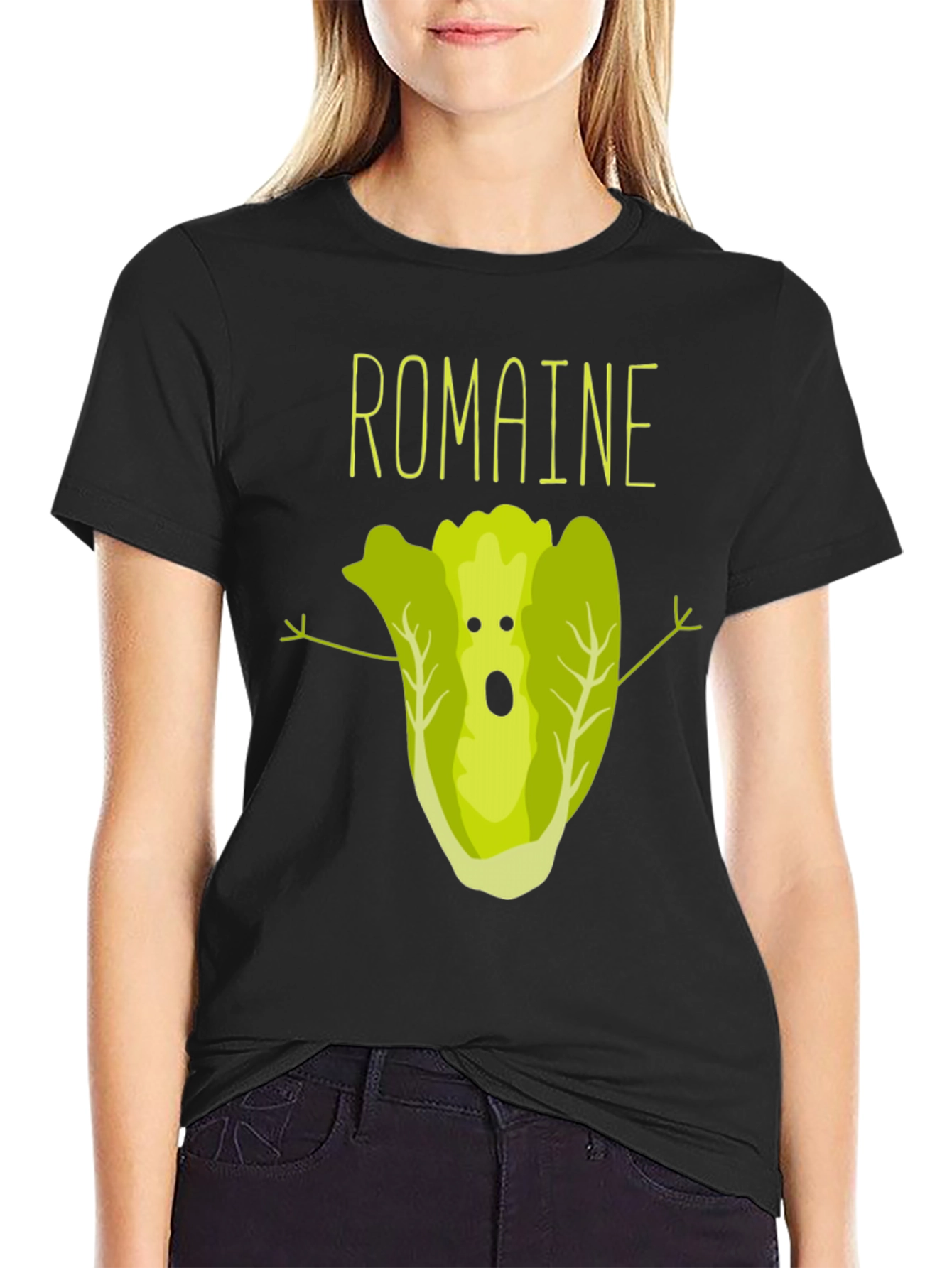 Romaine Lettuce Funny Vegan T-Shirt
