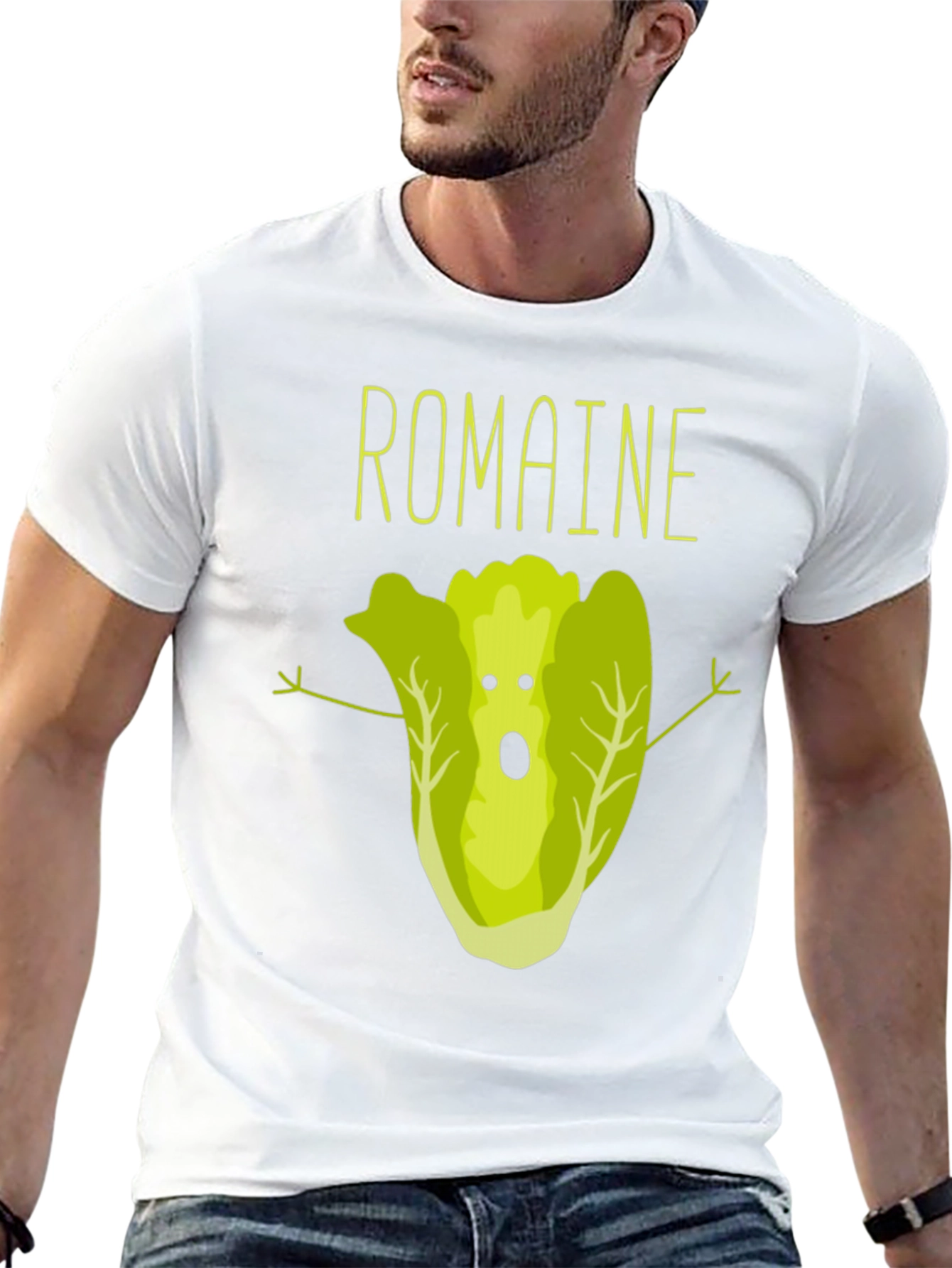 Romaine Lettuce Funny Vegan T-Shirt