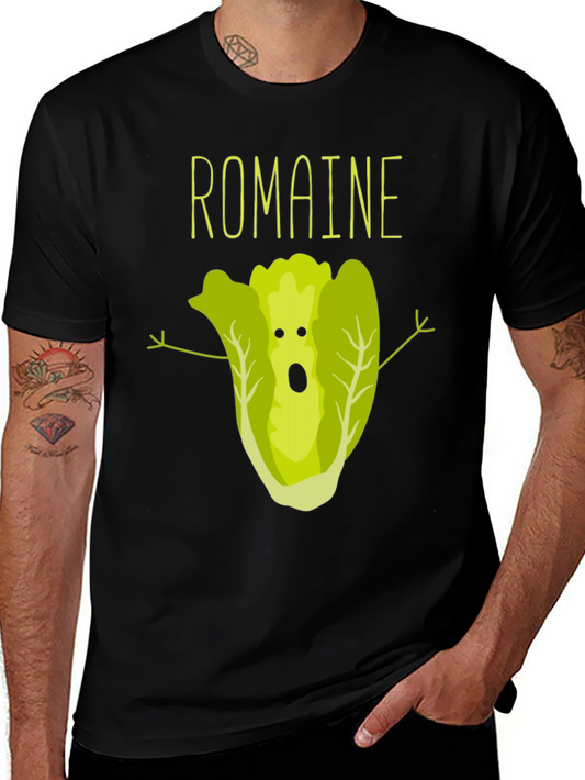 Romaine Lettuce Funny Vegan T-Shirt