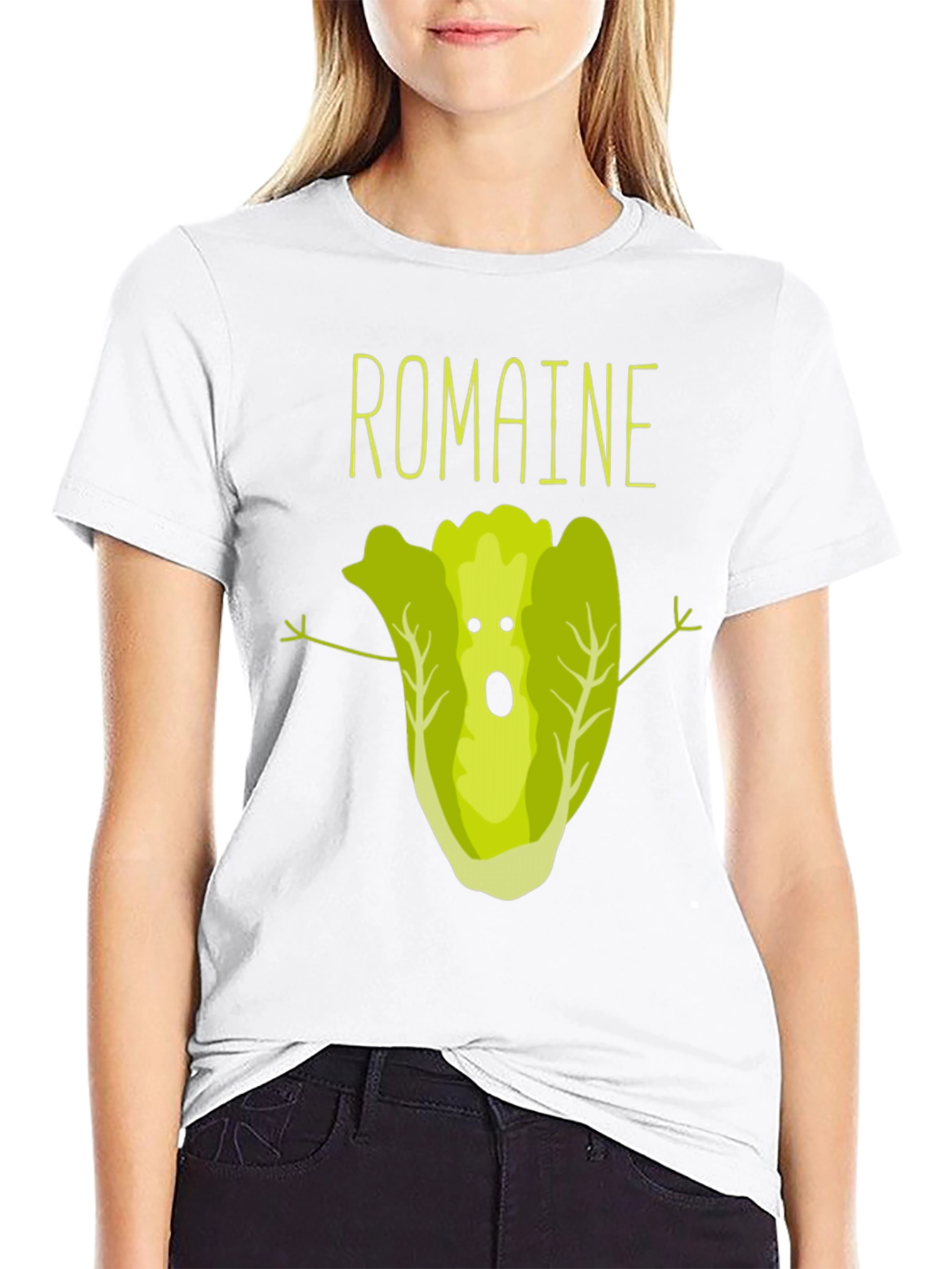 Romaine Lettuce Funny Vegan T-Shirt