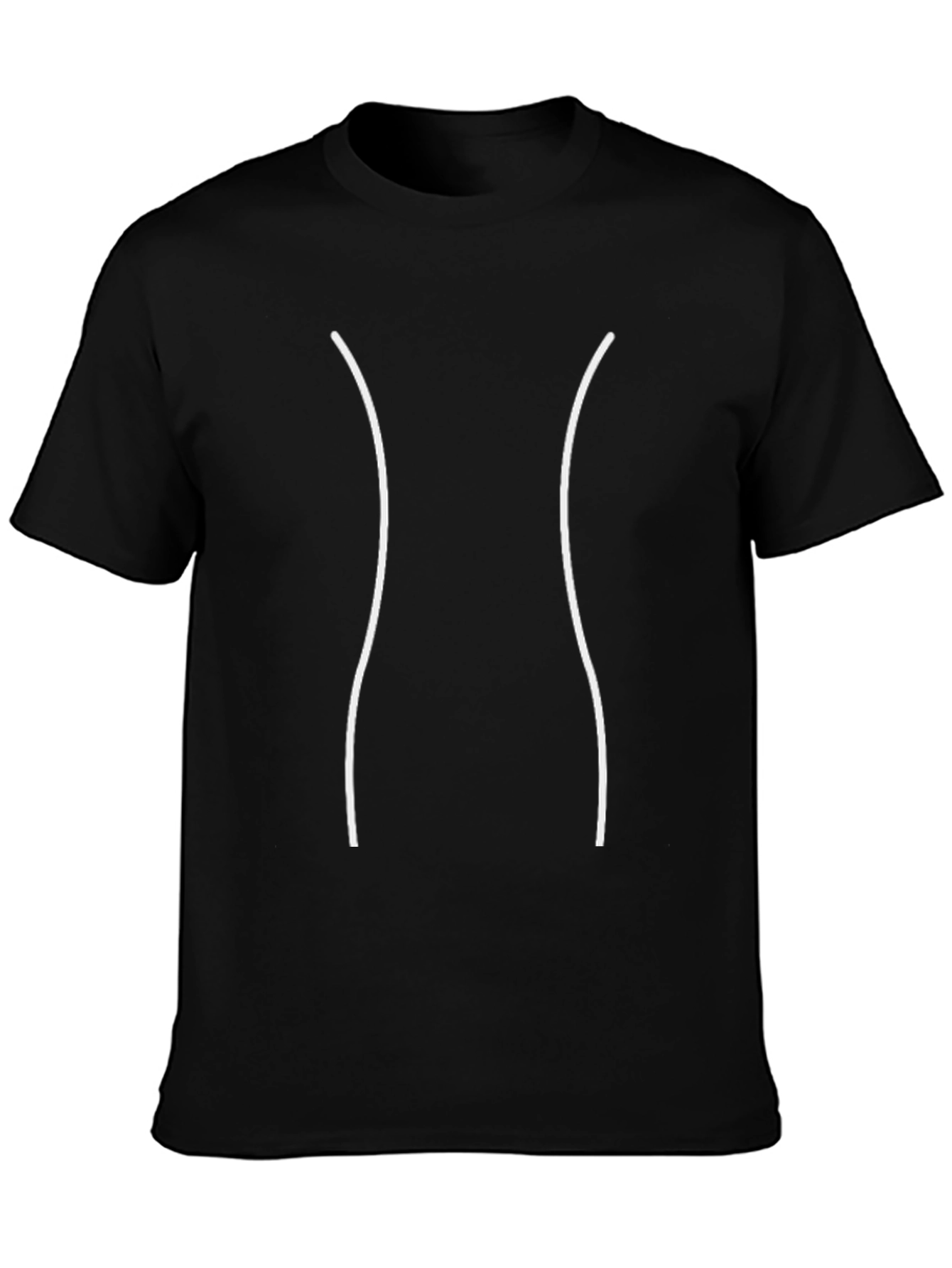 Silhouette T-Shirt - Modern Body Outline Design