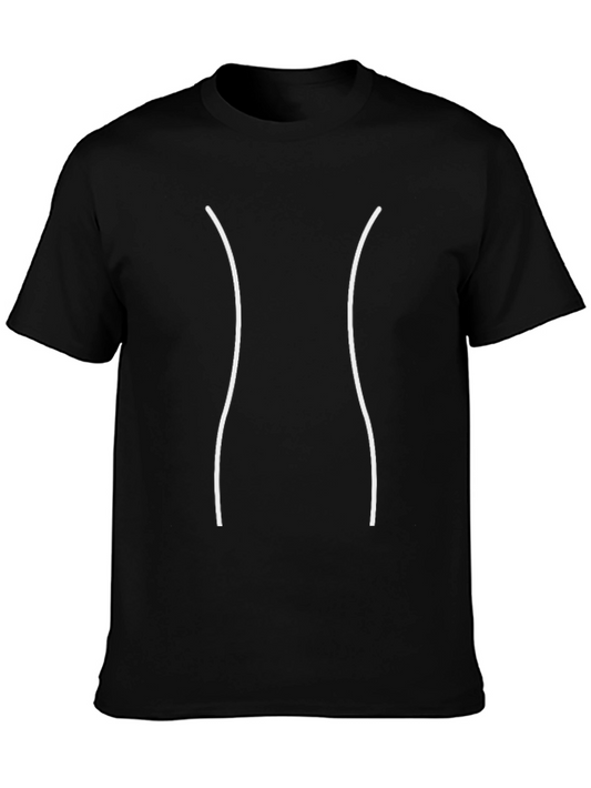 Silhouette T-Shirt - Modern Body Outline Design