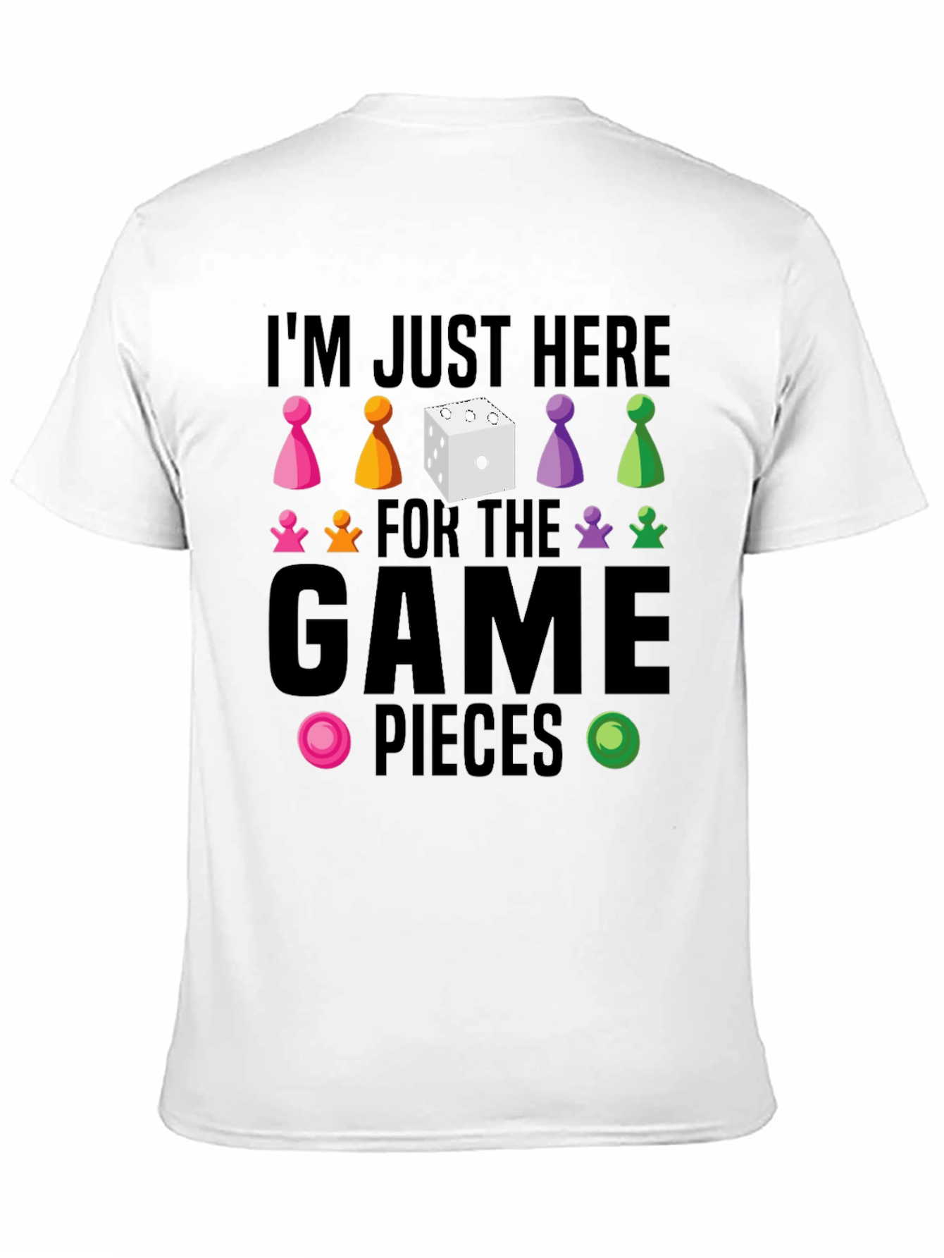 Game Pieces T-Shirt - Board Game Lover Tee