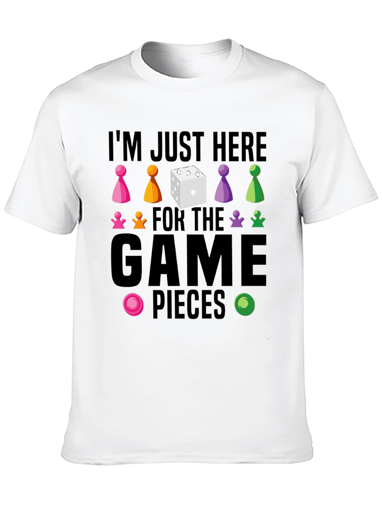 Game Pieces T-Shirt - Board Game Lover Tee