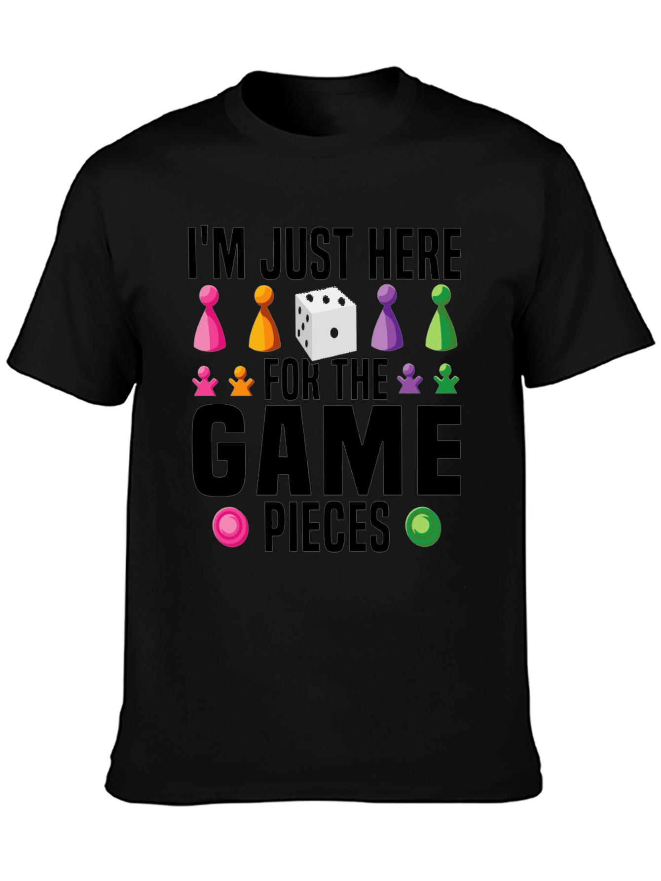 Game Pieces T-Shirt - Board Game Lover Tee
