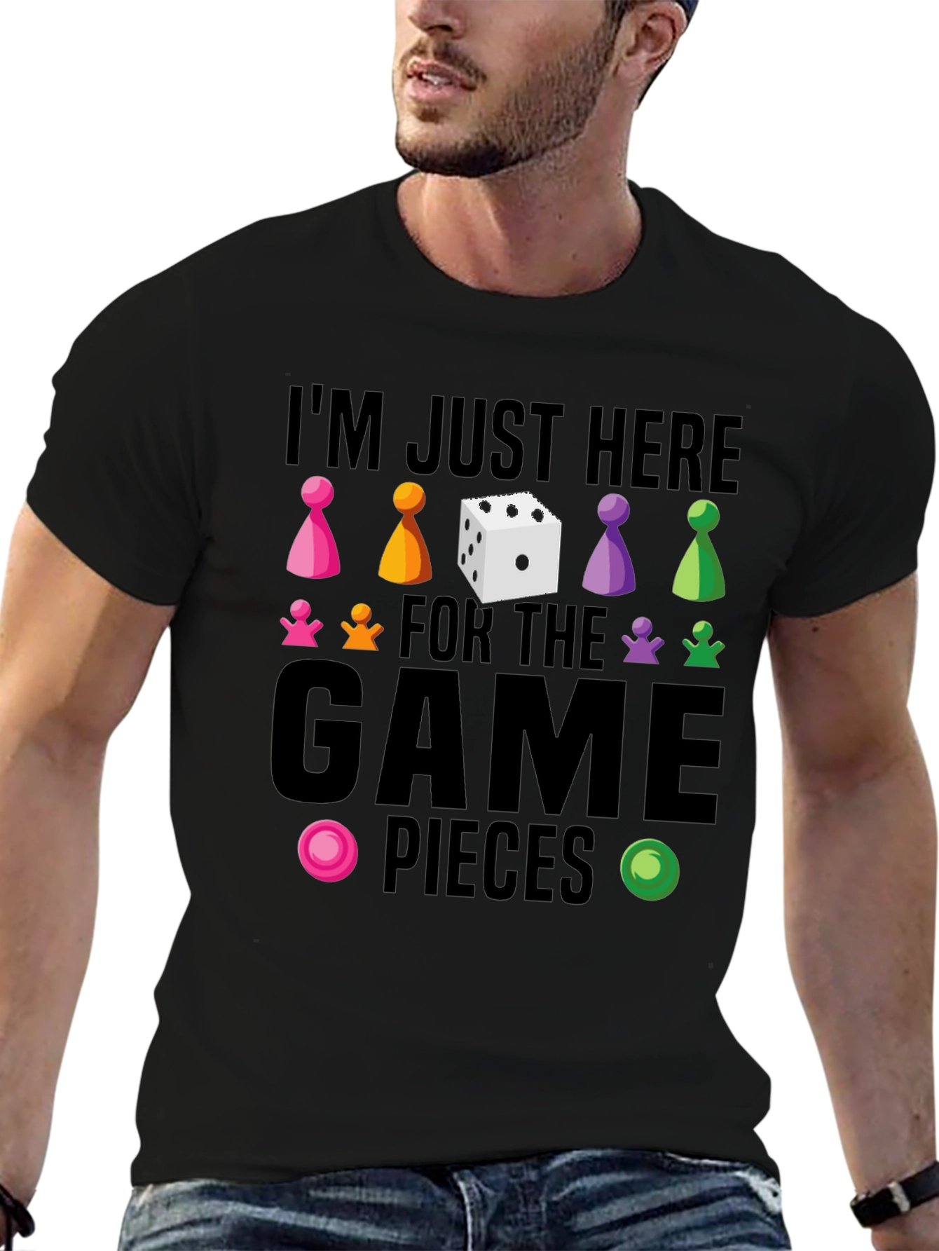 Game Pieces T-Shirt - Board Game Lover Tee