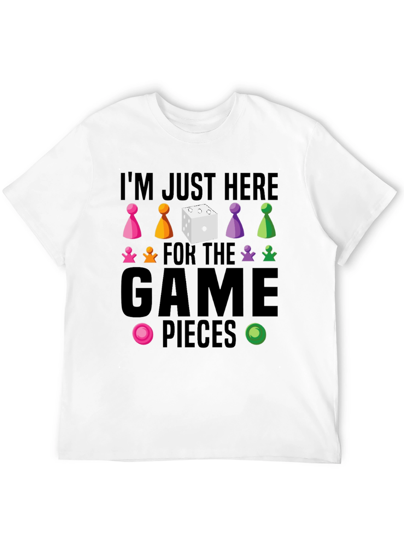 Game Pieces T-Shirt - Board Game Lover Tee