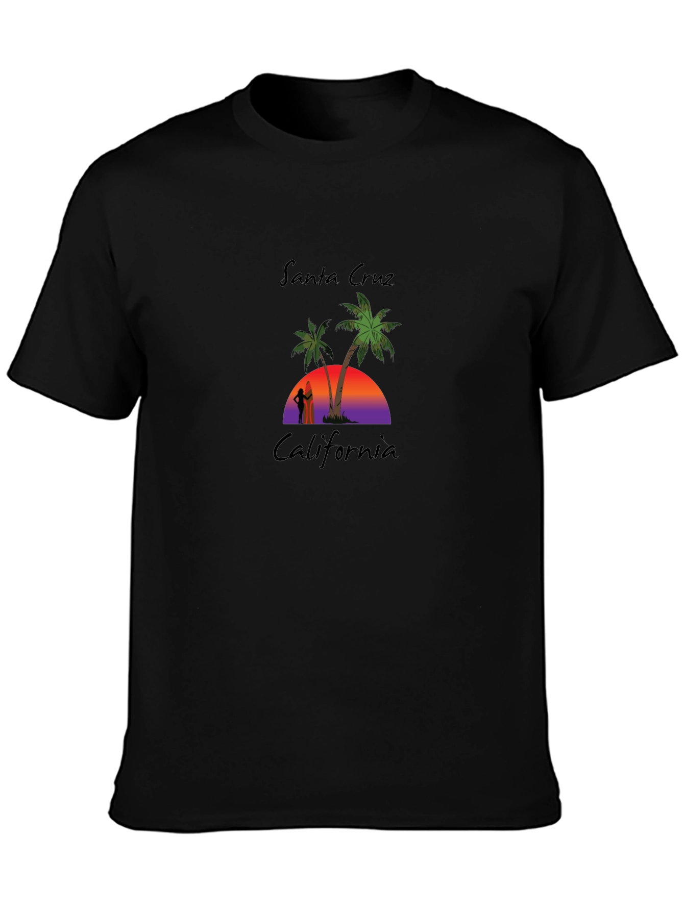 Santa Cruz California Graphic T-Shirt