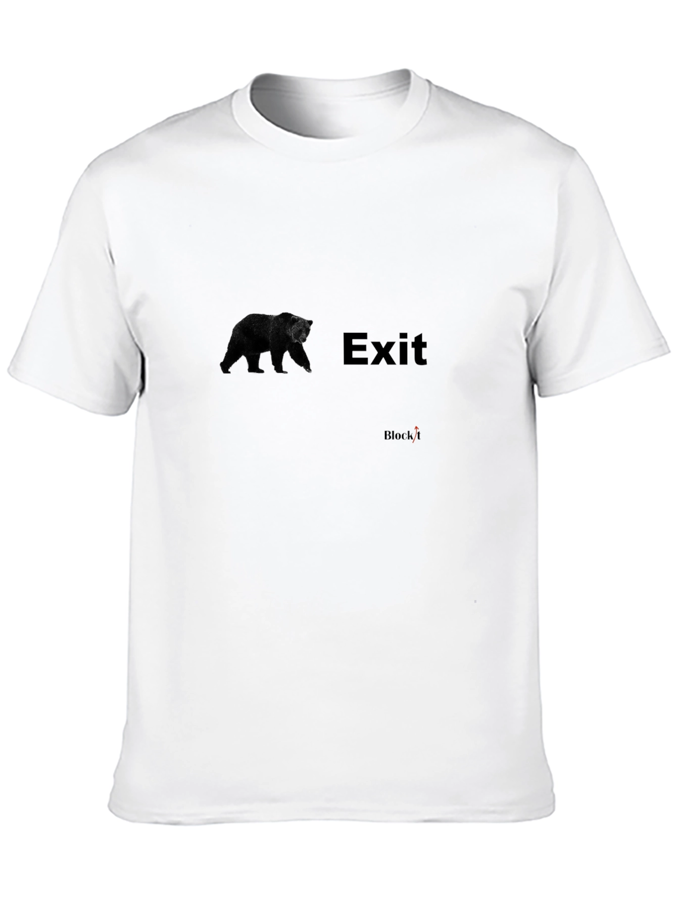 Bear Exit Black Graphic T-Shirt