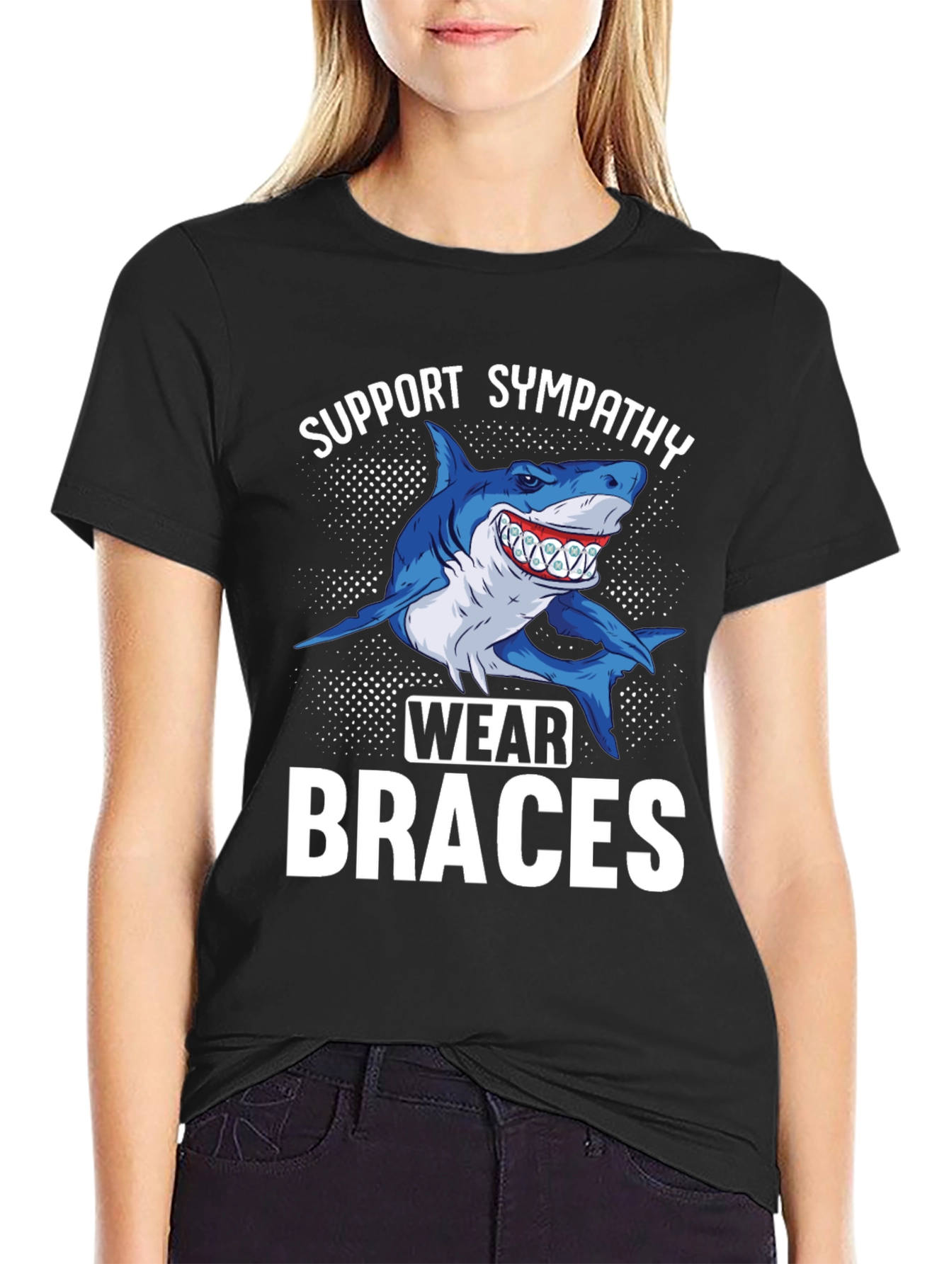Shark Braces Graphic Tee