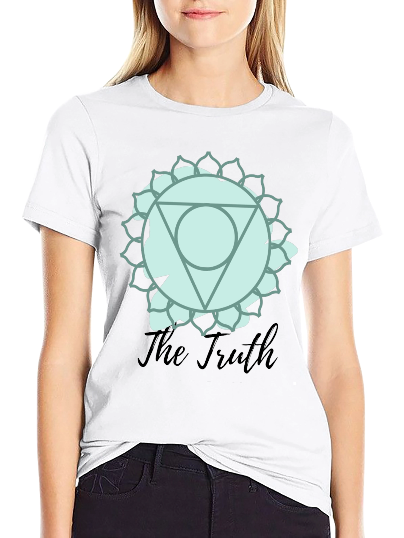 Truth Chakra Graphic T-Shirt - Mens Black Tee
