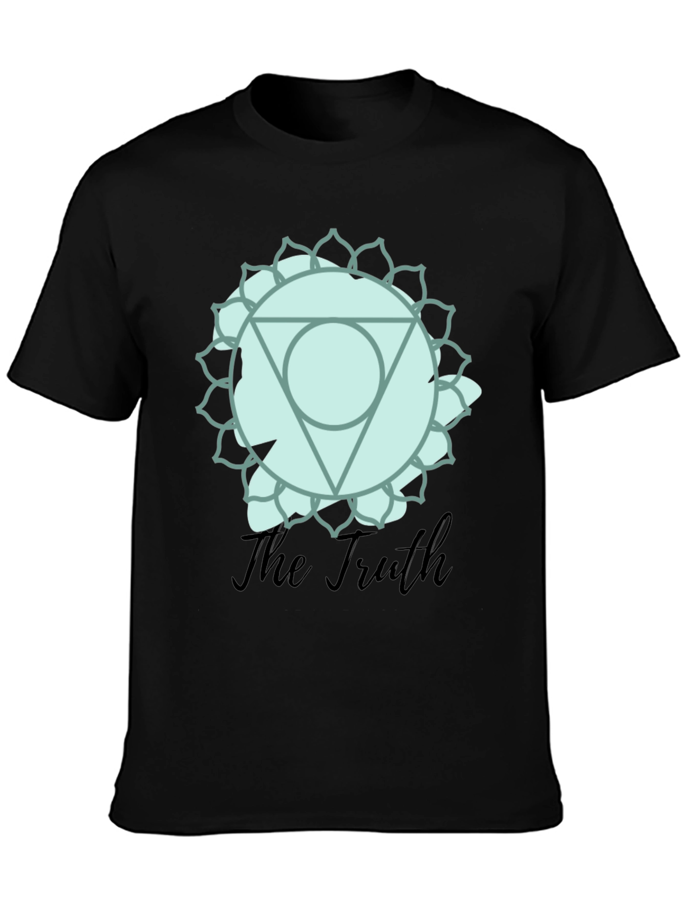 Truth Chakra Graphic T-Shirt - Mens Black Tee