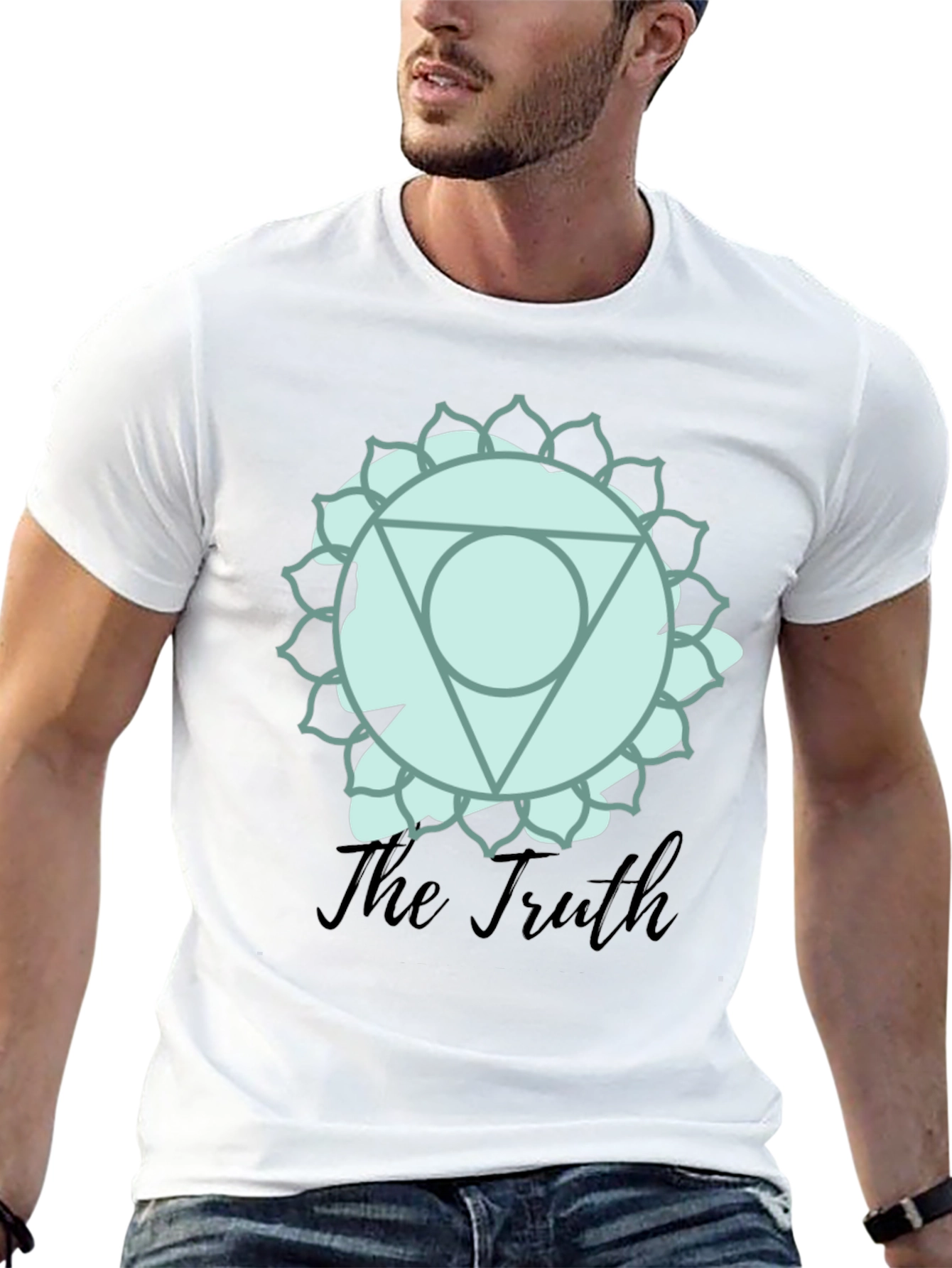 Truth Chakra Graphic T-Shirt - Mens Black Tee