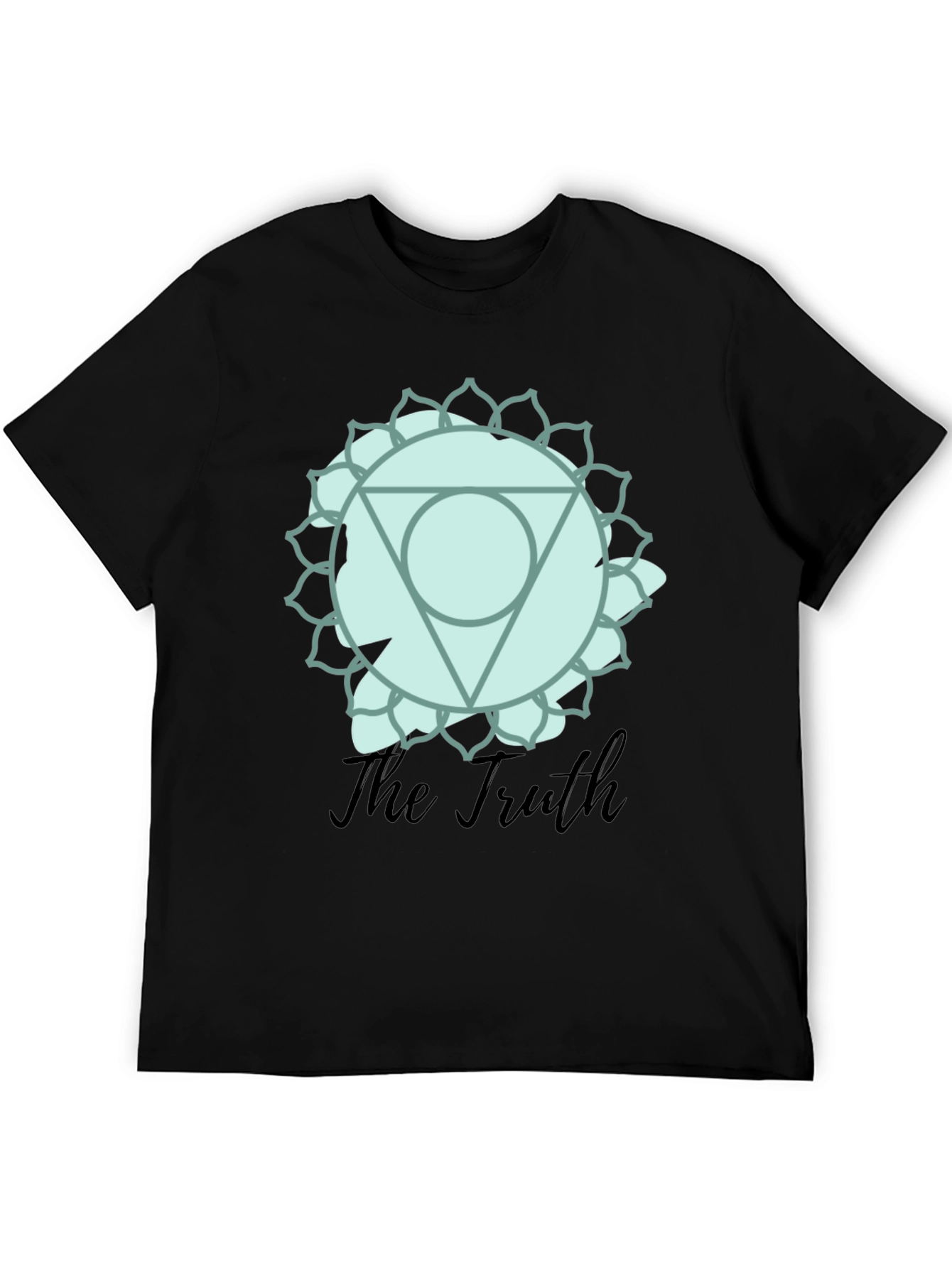 Truth Chakra Graphic T-Shirt - Mens Black Tee