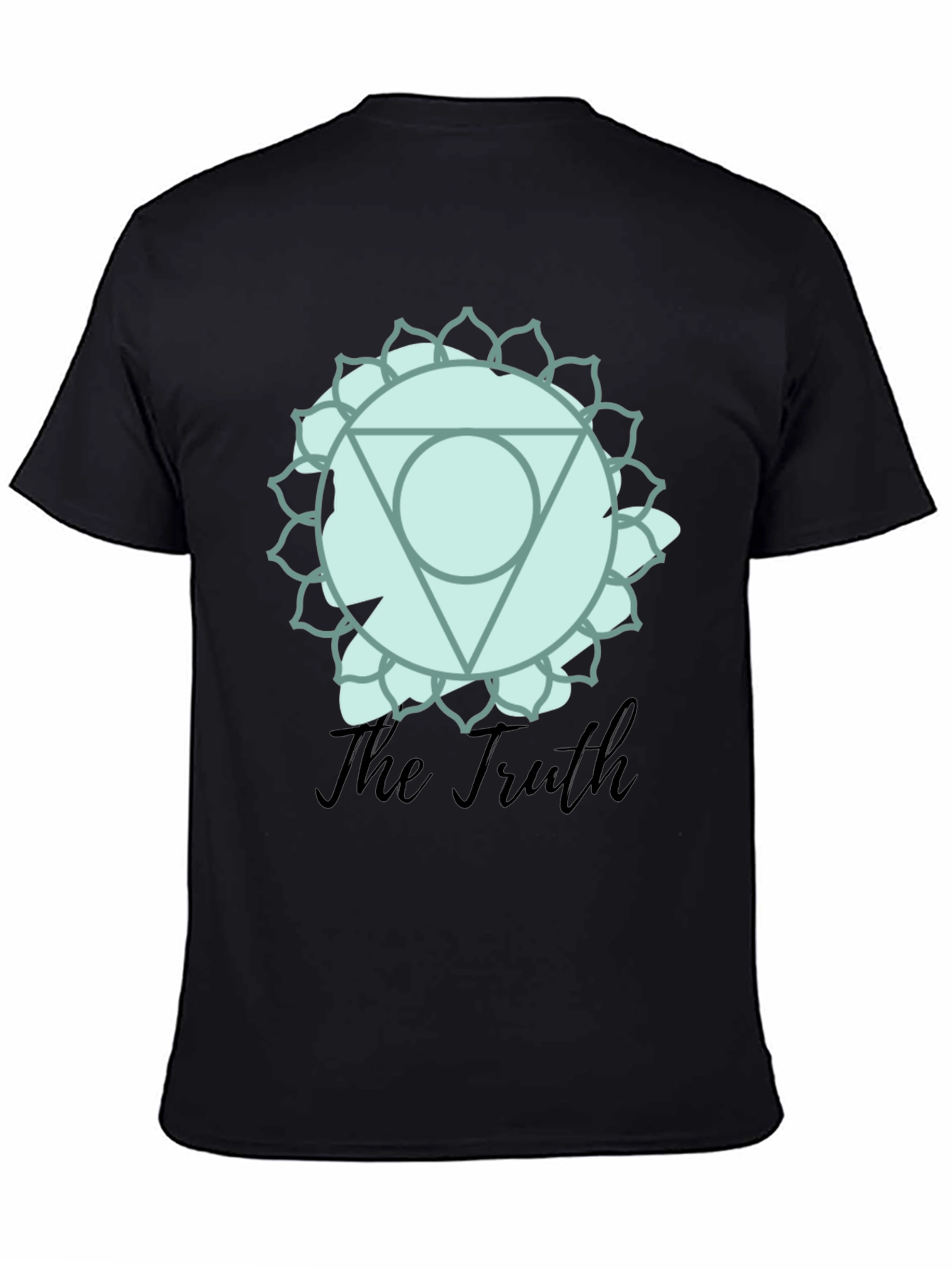 Truth Chakra Graphic T-Shirt - Mens Black Tee