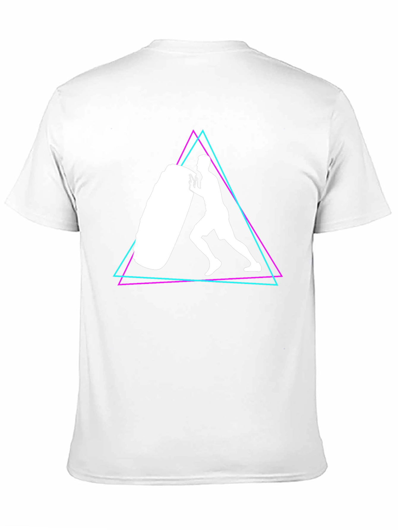 Strongman Triangle Graphic T-Shirt