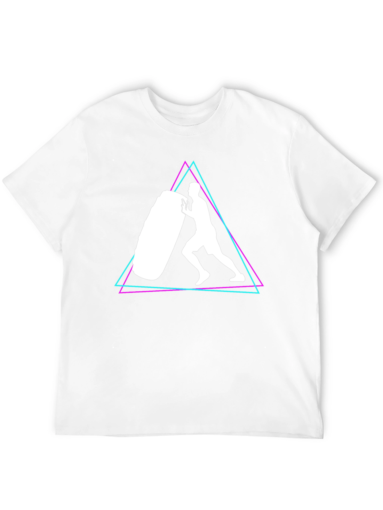 Strongman Triangle Graphic T-Shirt
