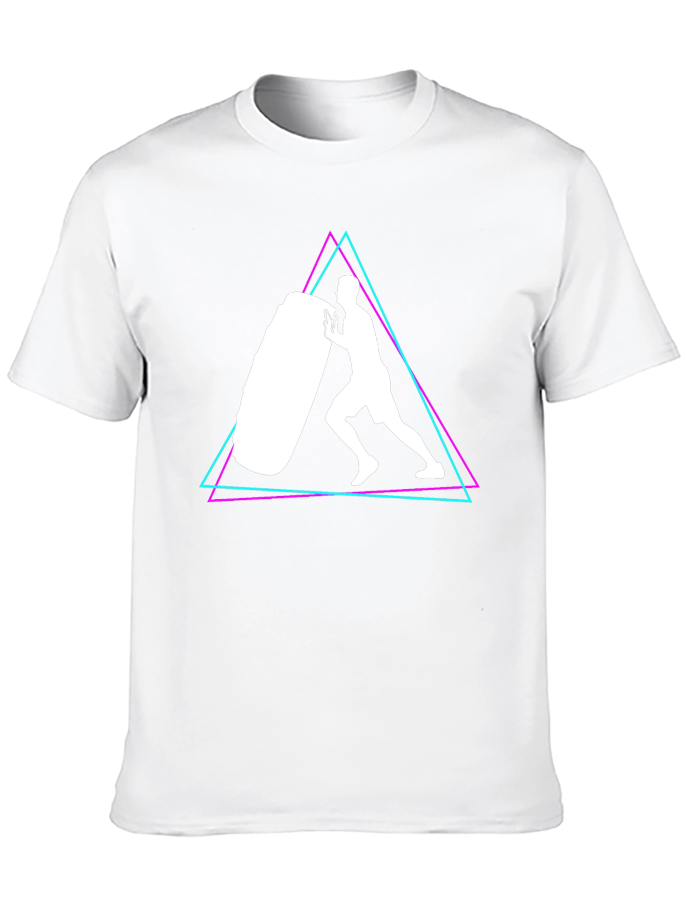Strongman Triangle Graphic T-Shirt