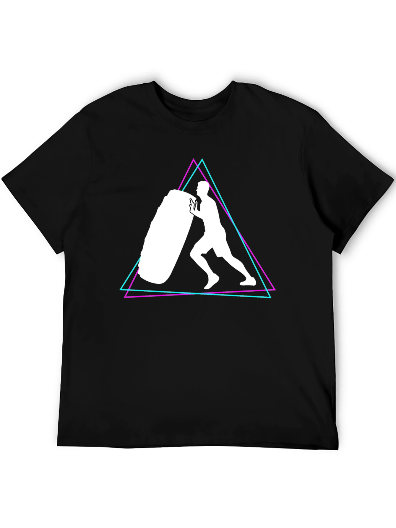 Strongman Triangle Graphic T-Shirt