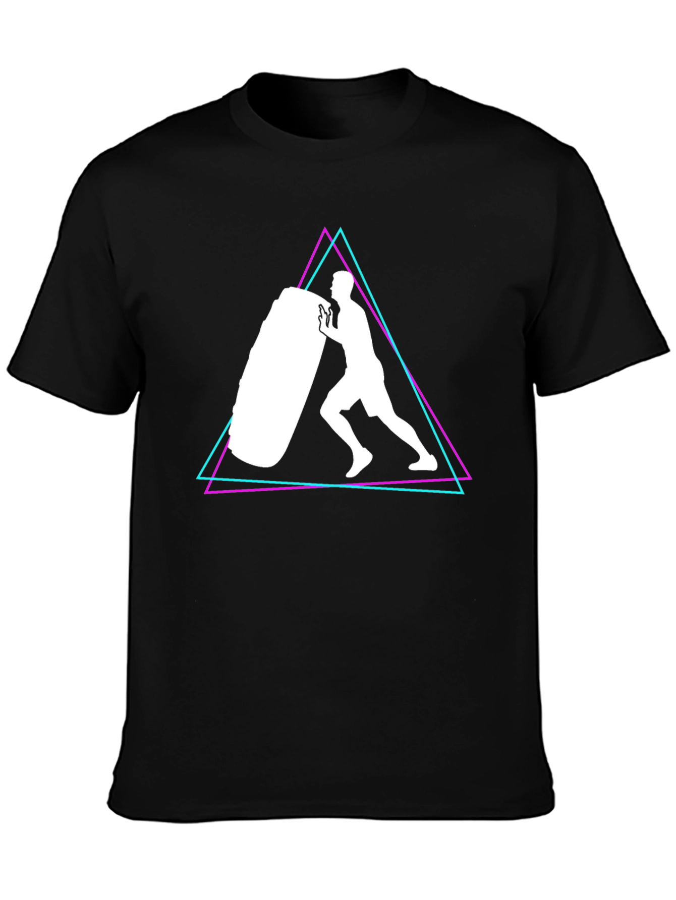 Strongman Triangle Graphic T-Shirt