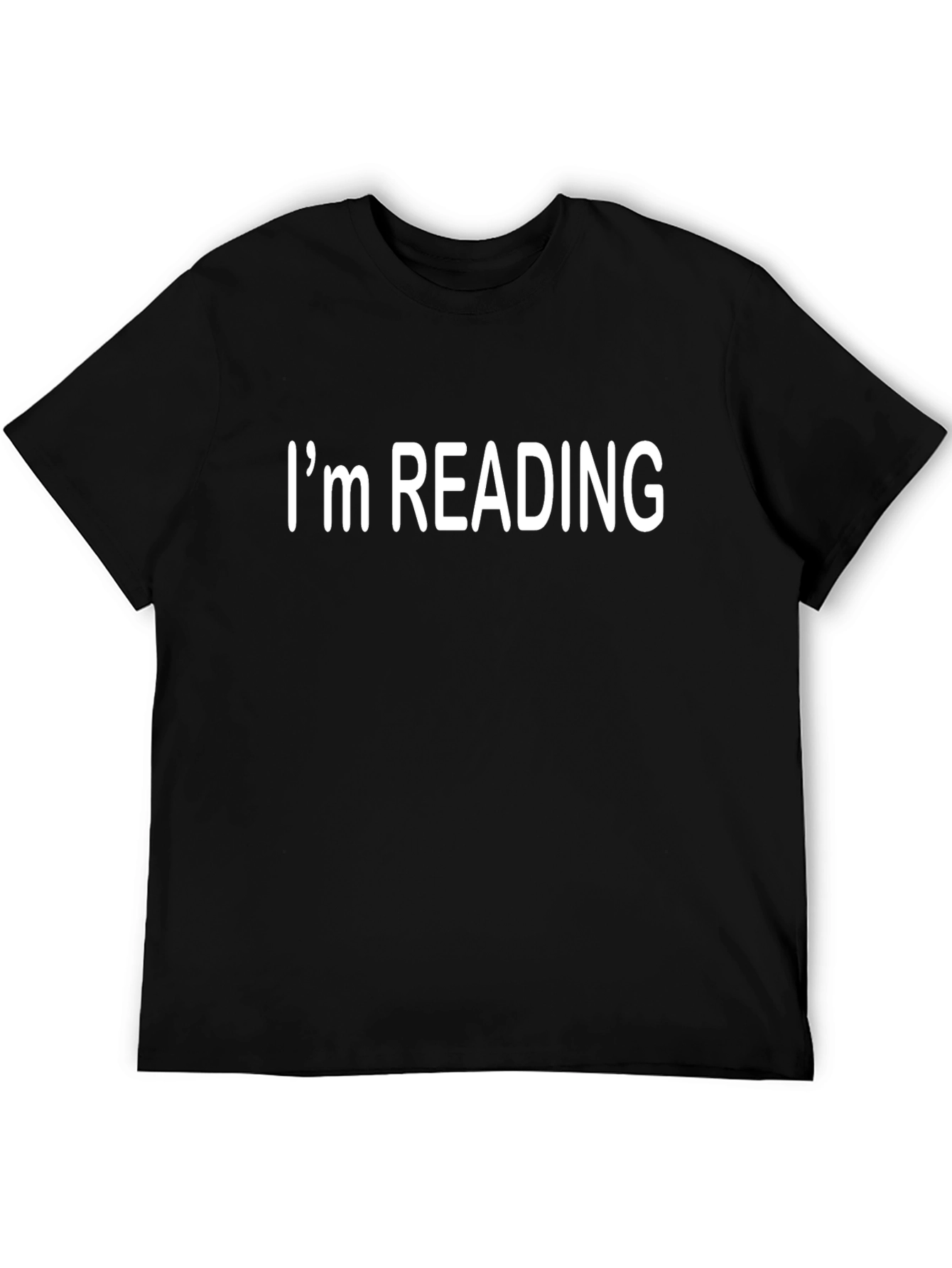 Im Reading Black Graphic T-Shirt - Book Lover Tee