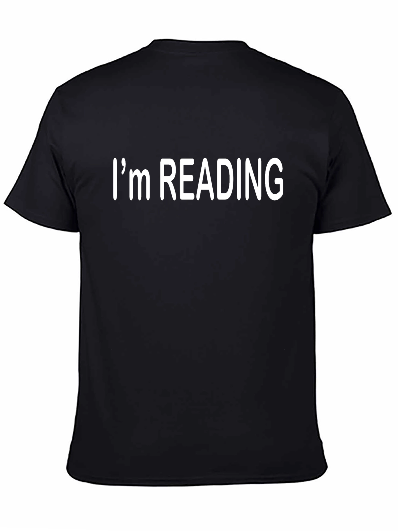 Im Reading Black Graphic T-Shirt - Book Lover Tee