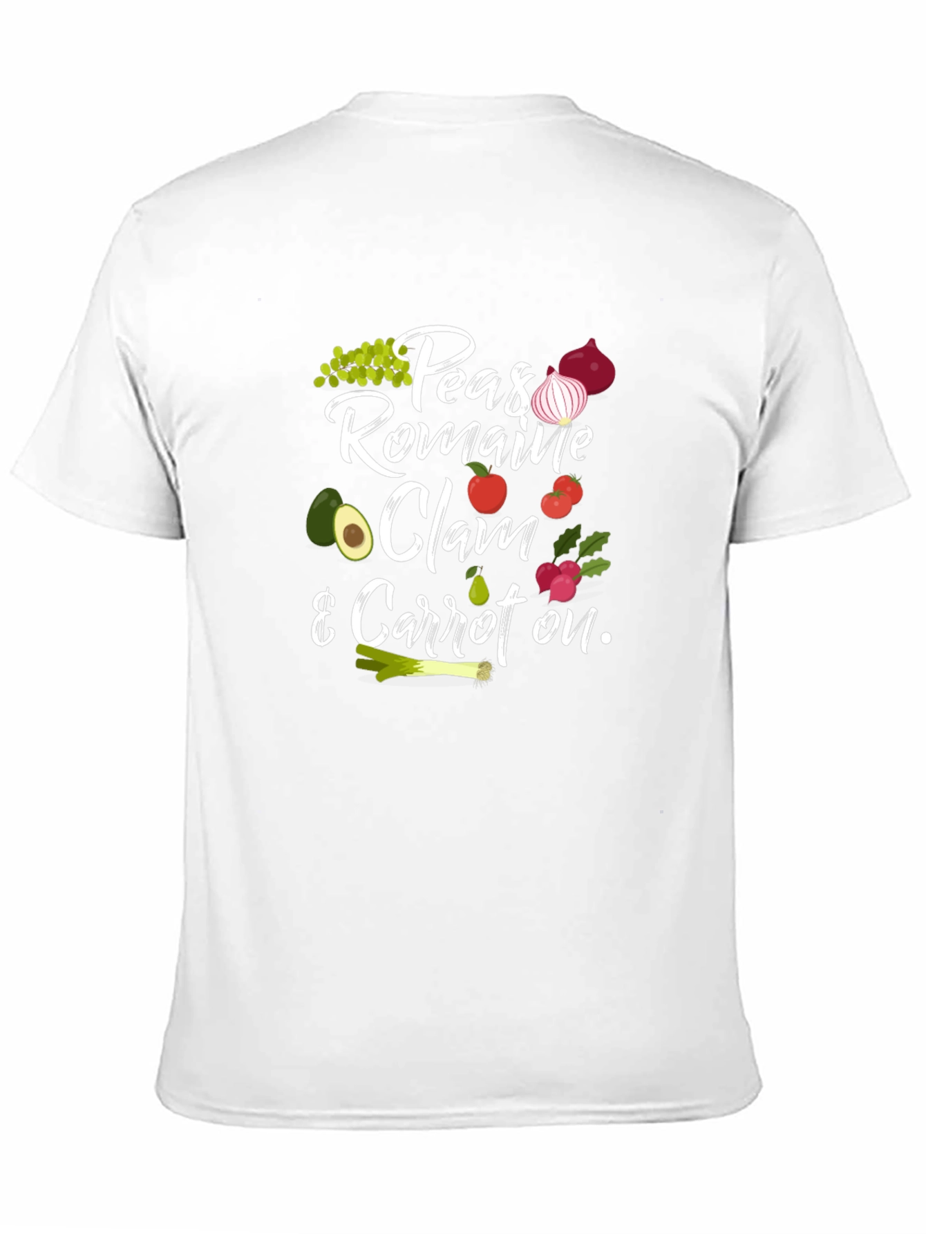Peas Romaine Clam Carrot T-Shirt