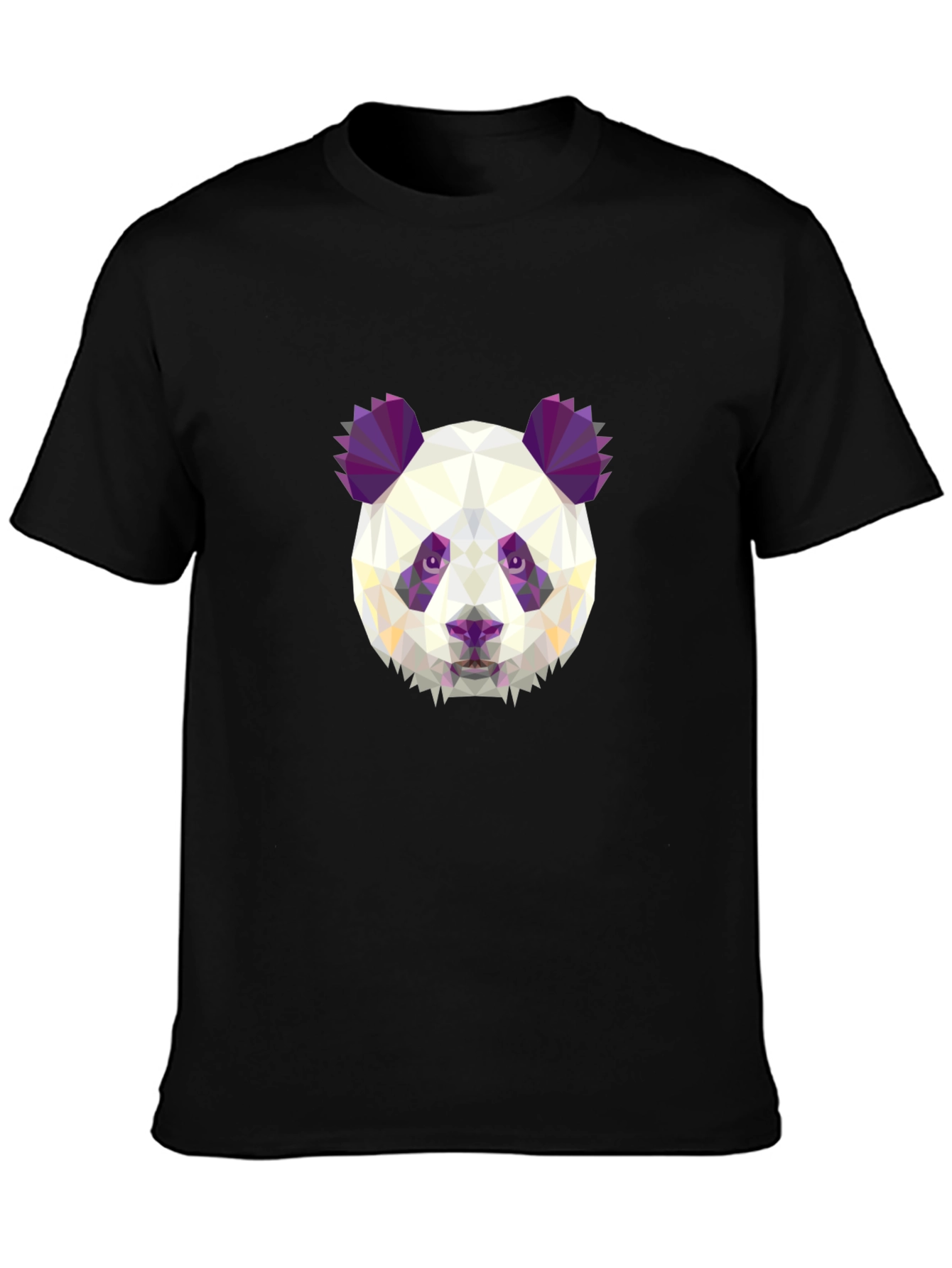 Geometric Panda T-Shirt - Modern & Stylish