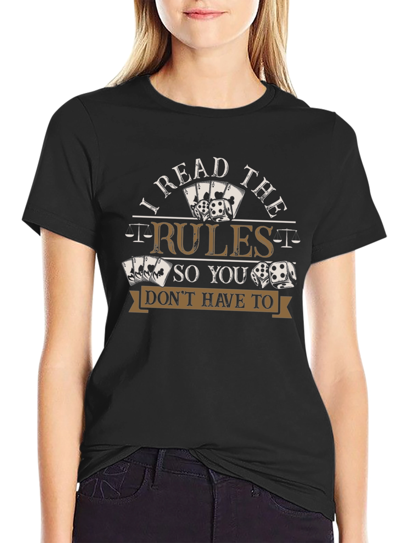 I Read the Rules T-Shirt Funny Gambling Shirt