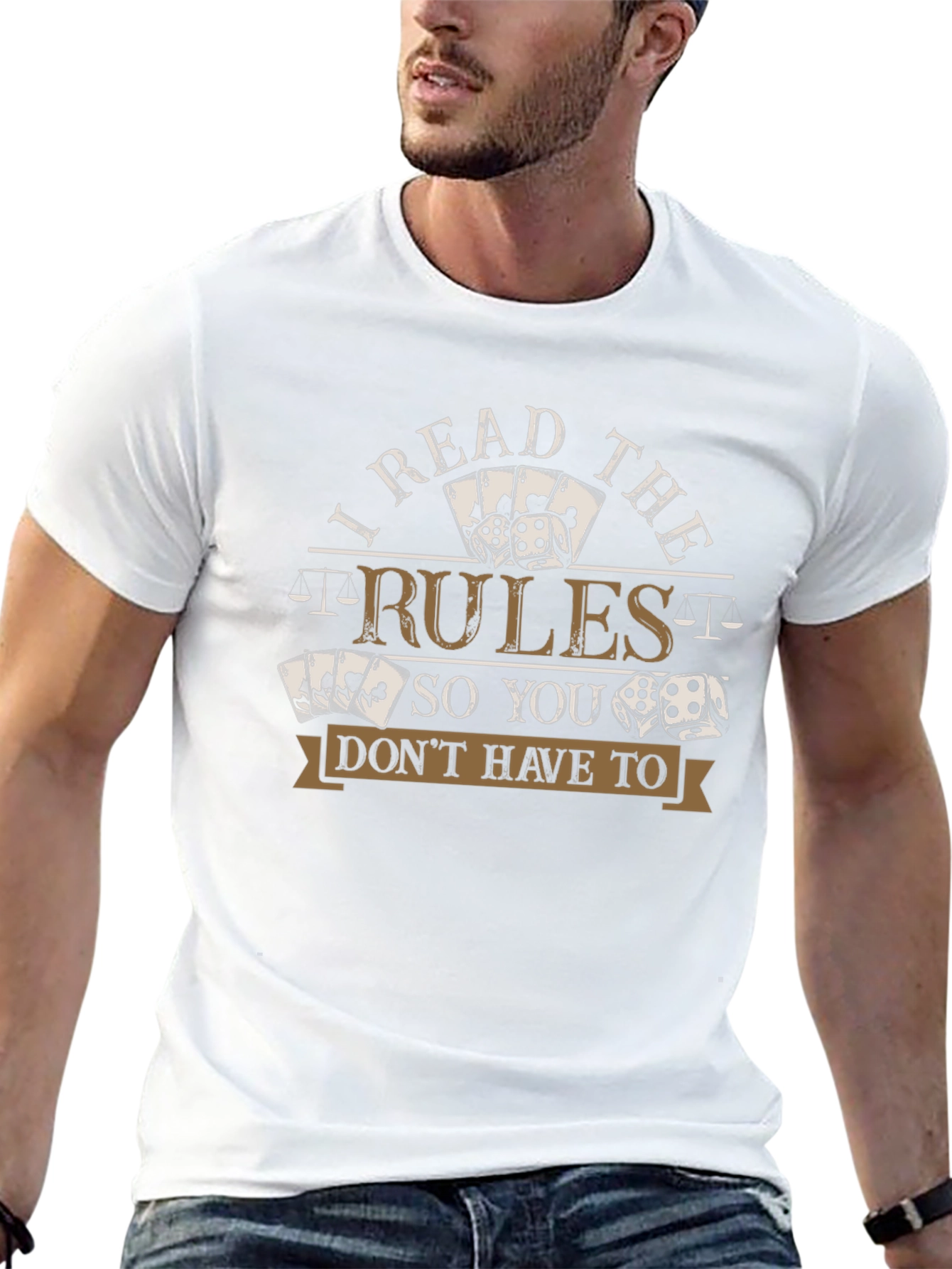 I Read the Rules T-Shirt Funny Gambling Shirt