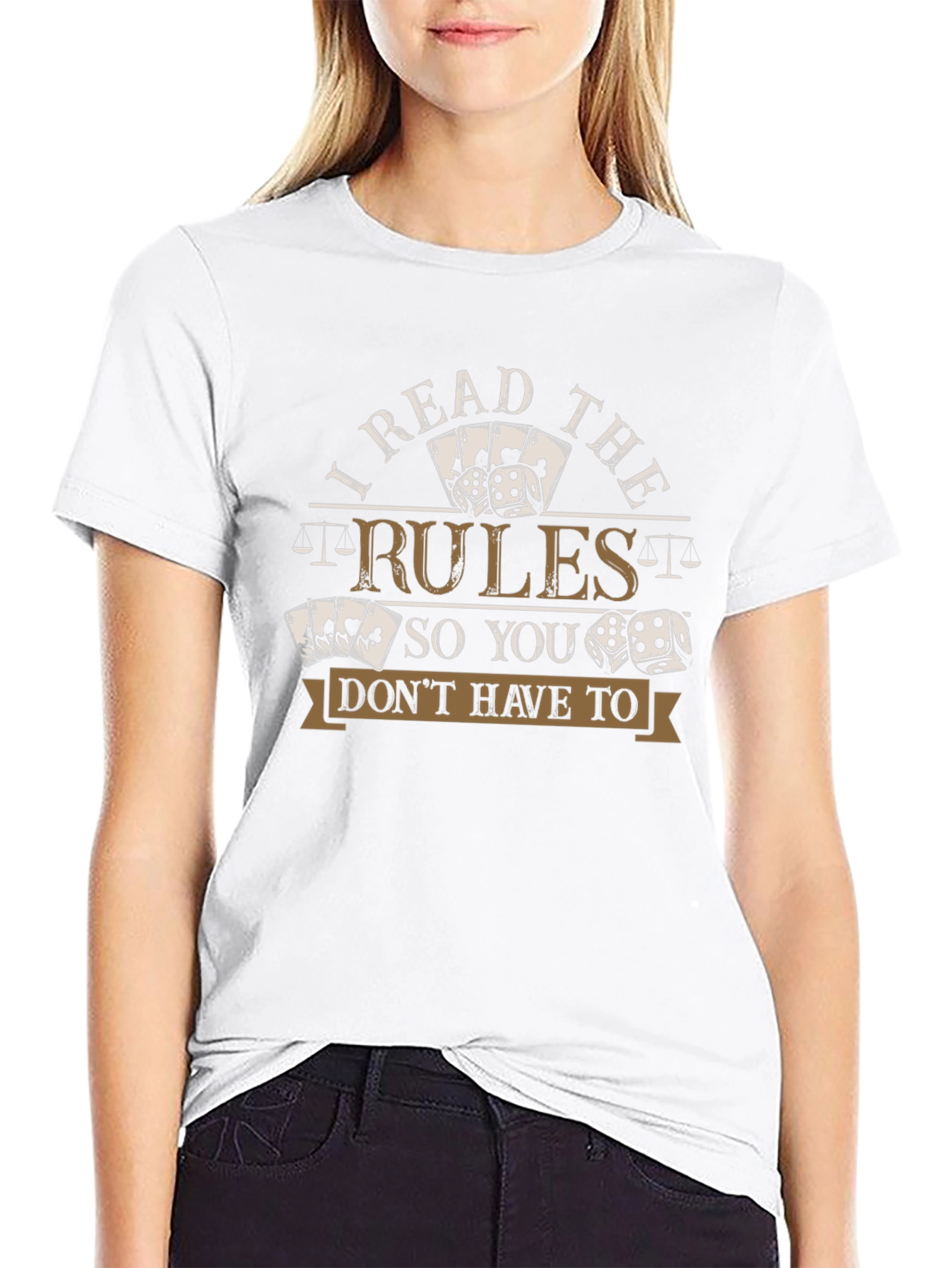I Read the Rules T-Shirt Funny Gambling Shirt