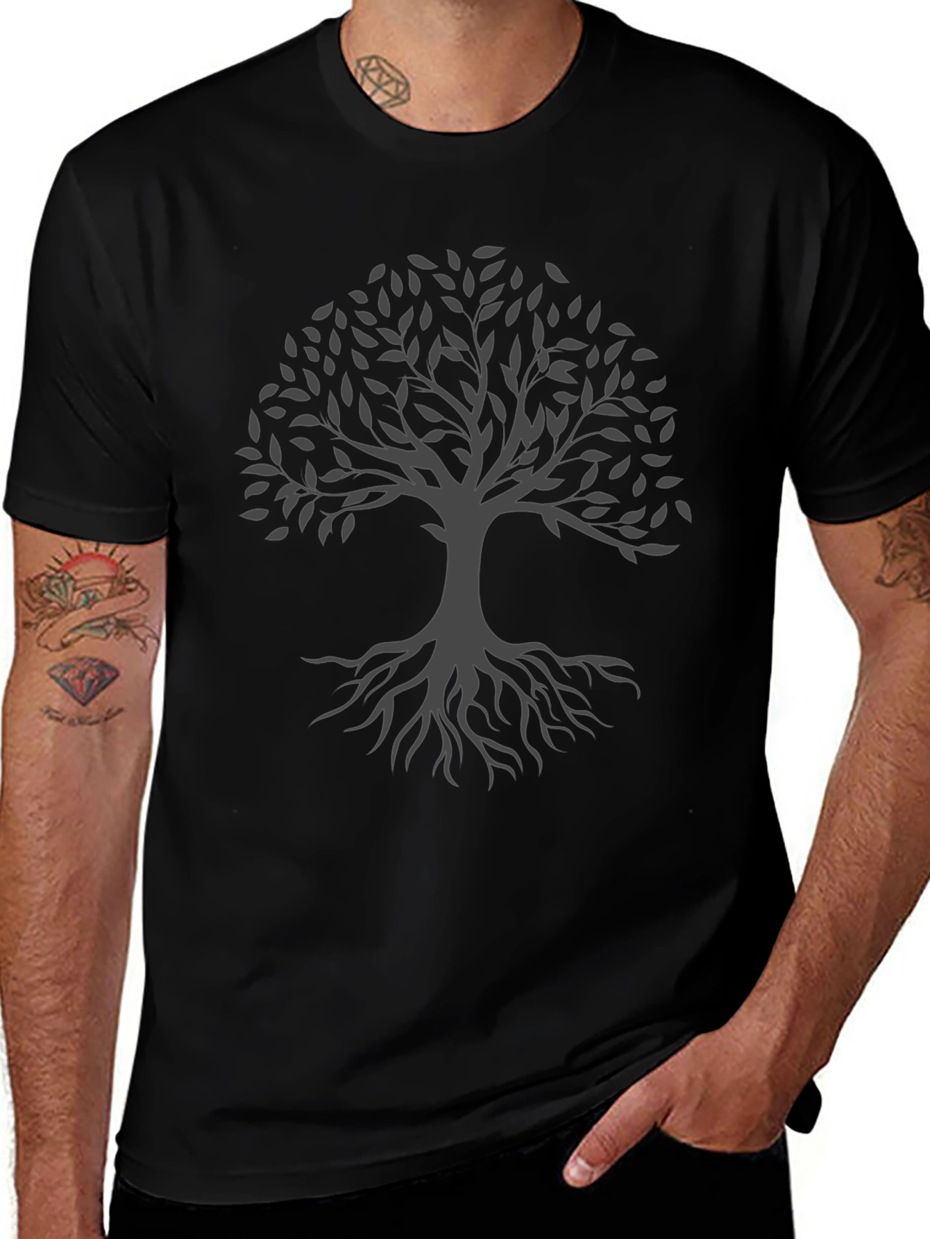 Tree of Life Graphic Tee - Nature Inspired Design