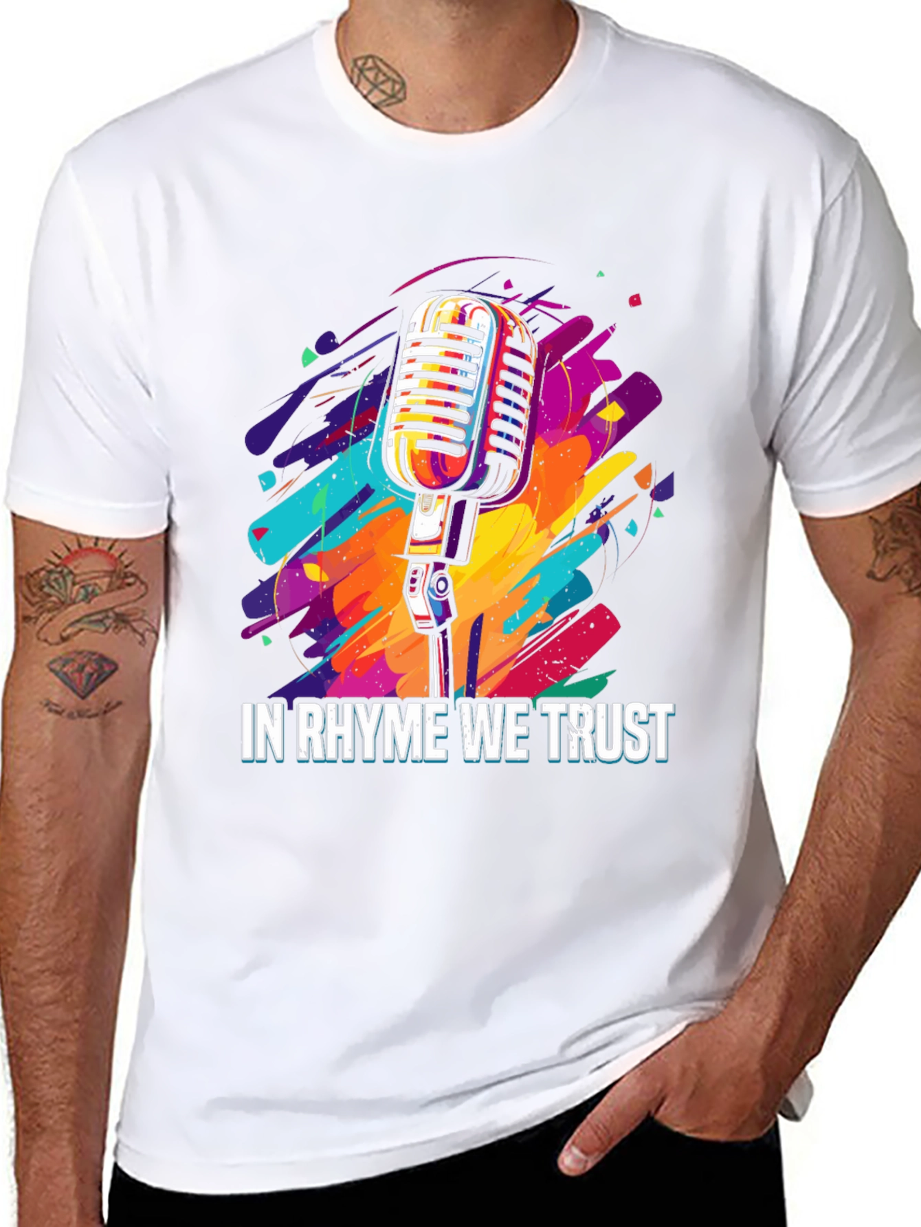 In Rhyme We Trust Graphic Tee