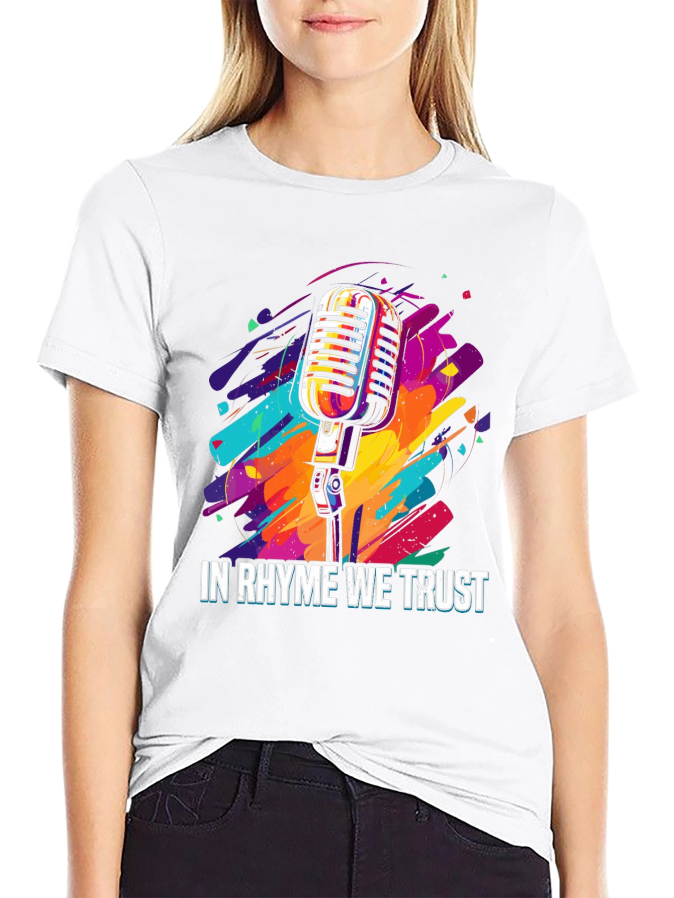 In Rhyme We Trust Graphic Tee