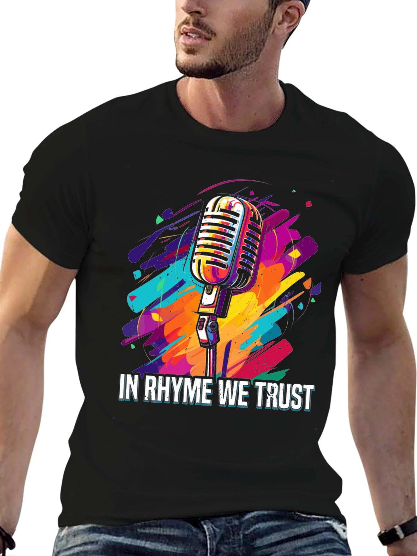 In Rhyme We Trust Graphic Tee
