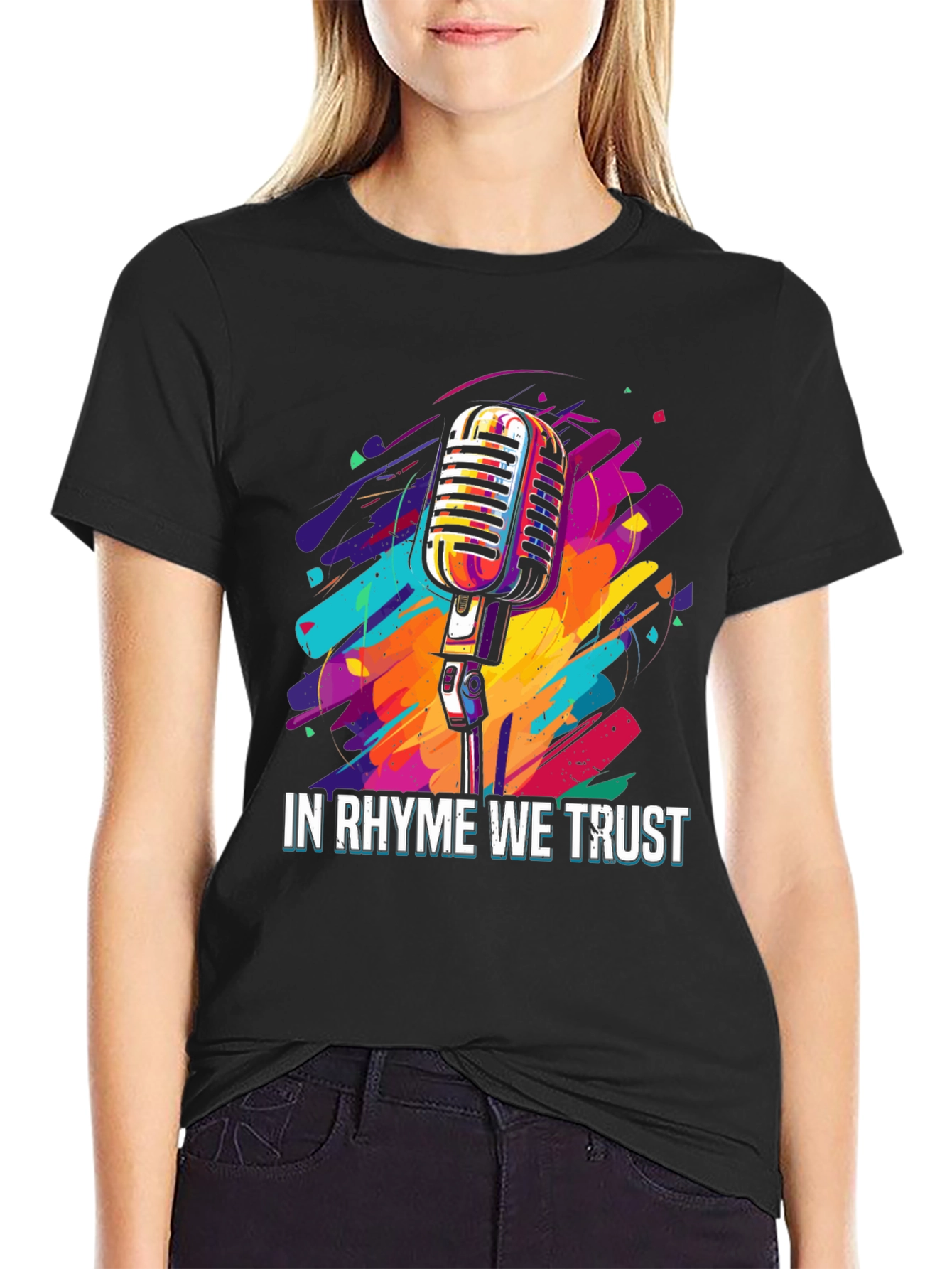 In Rhyme We Trust Graphic Tee