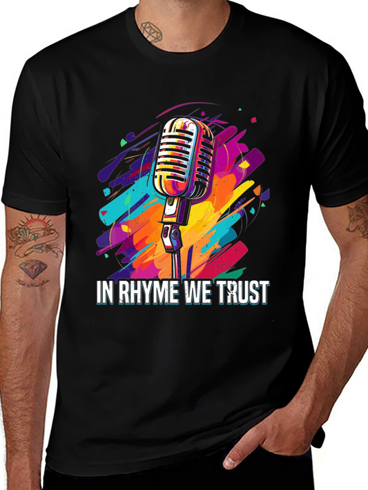 In Rhyme We Trust Graphic Tee