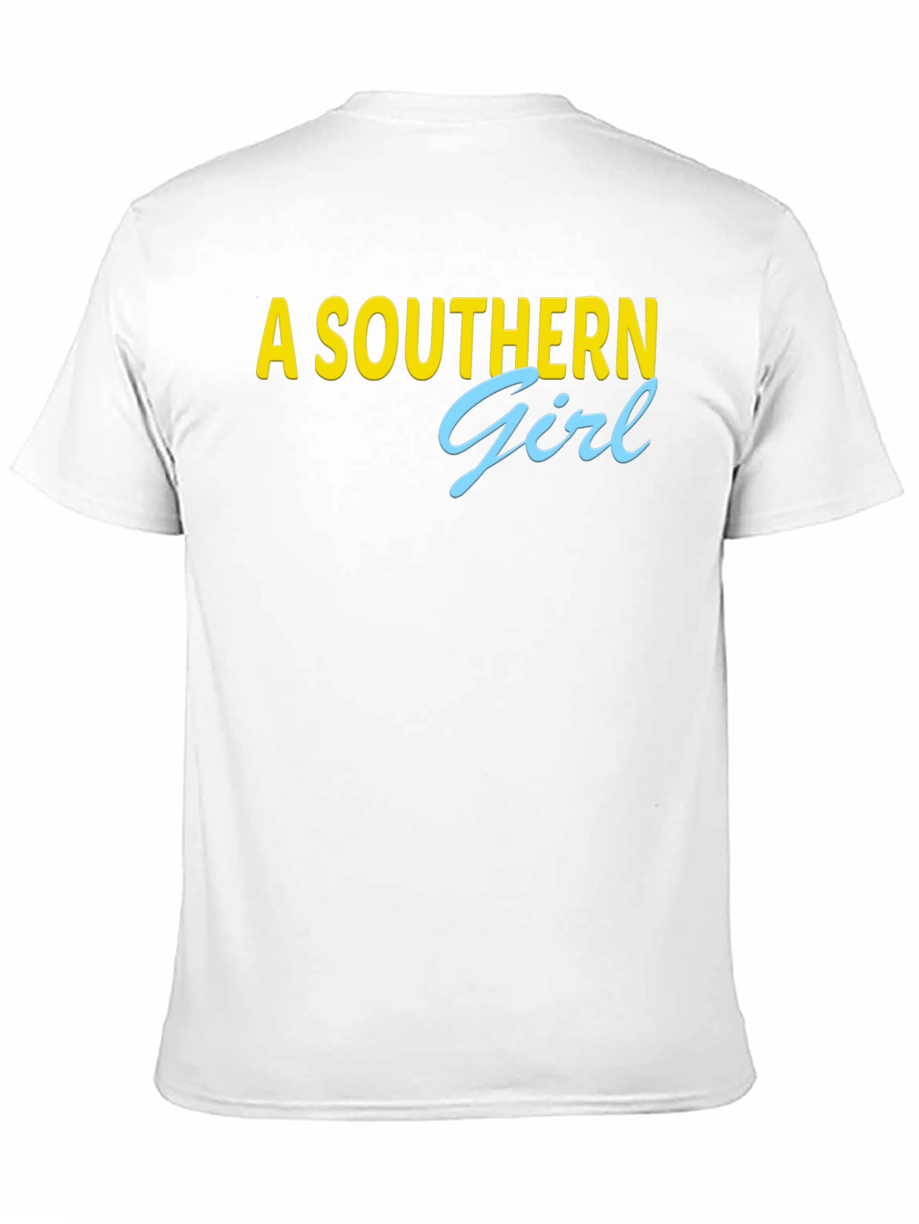 A Southern Girl Tee - Black Crew Neck