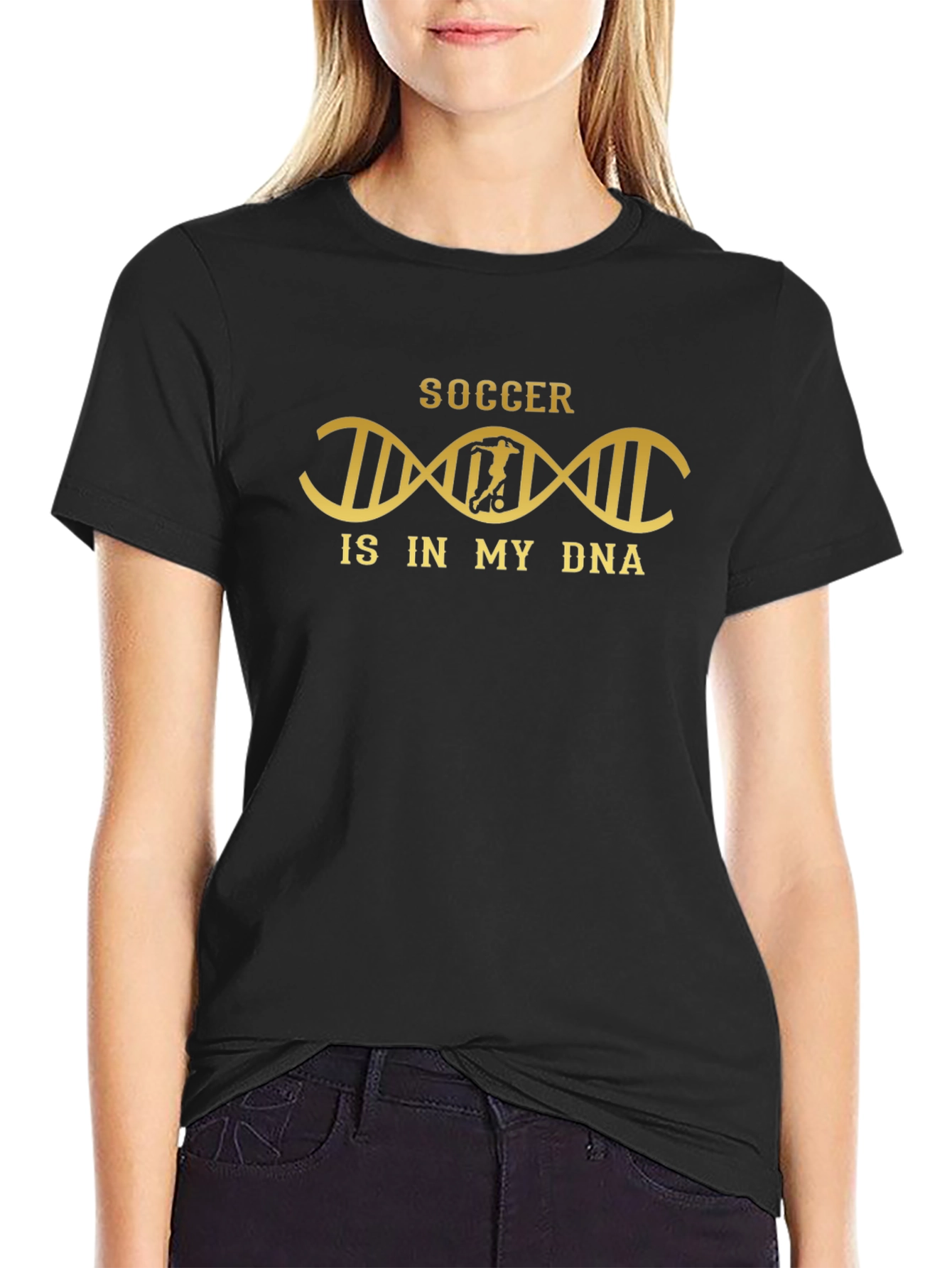 Soccer Is In My DNA Graphic Tee
