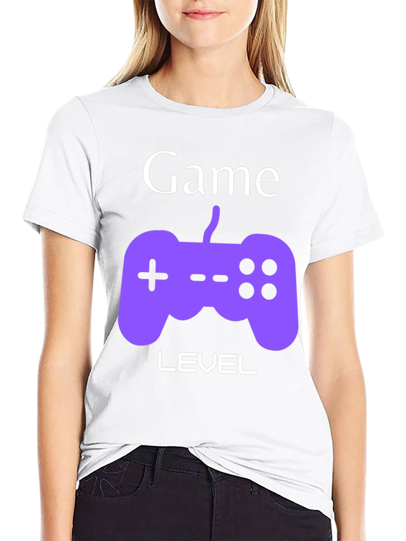 Game Level Black Graphic Tee